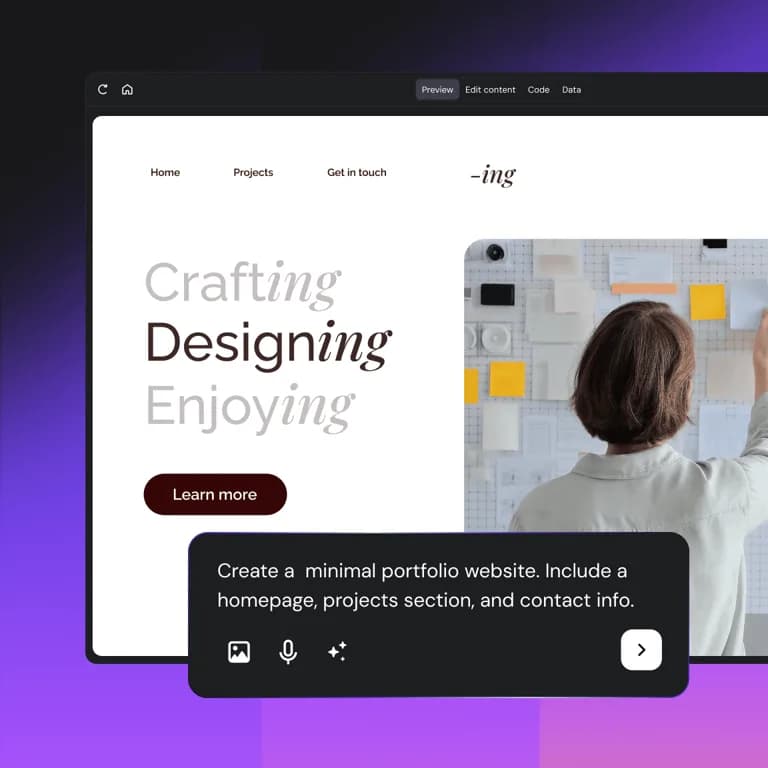 The Hostinger Horizons interface