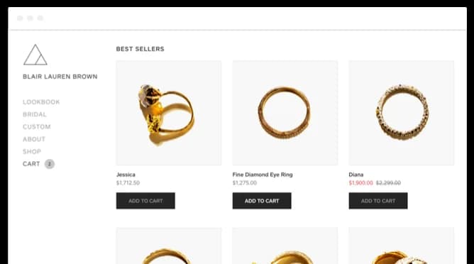 The Weebly interface