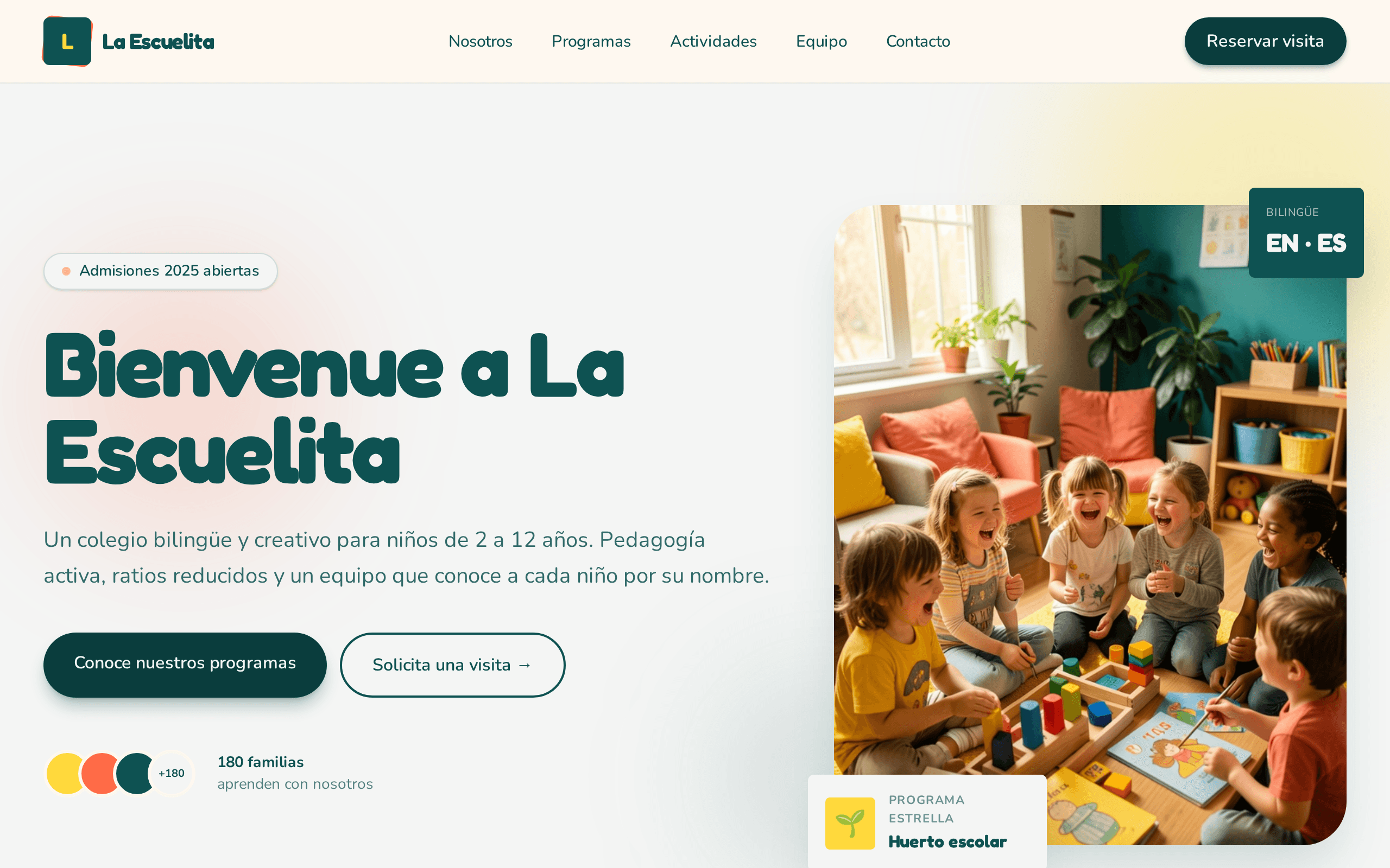 Screenshot of school
