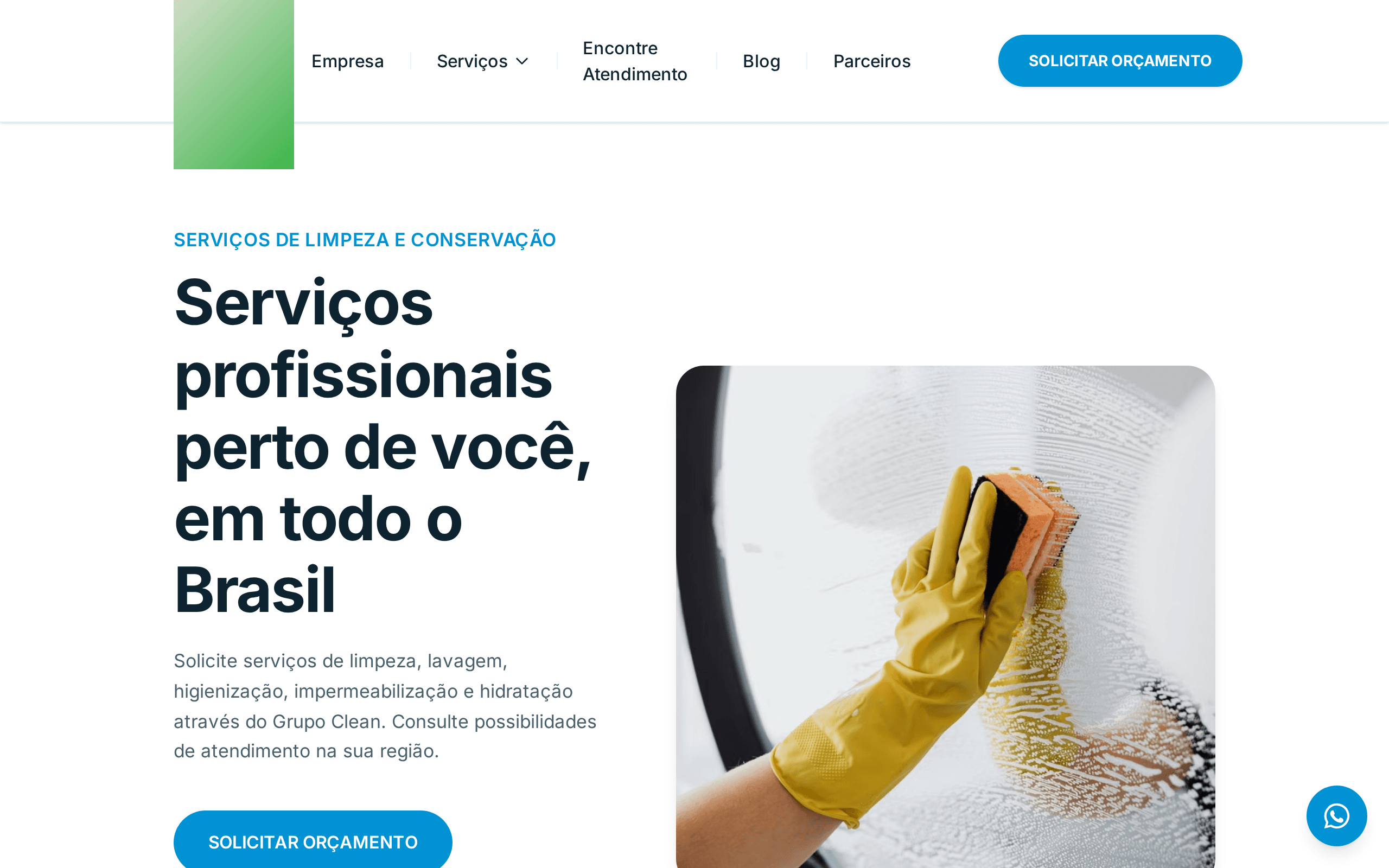 Screenshot of limpeza de sofá e estofados chamado grup