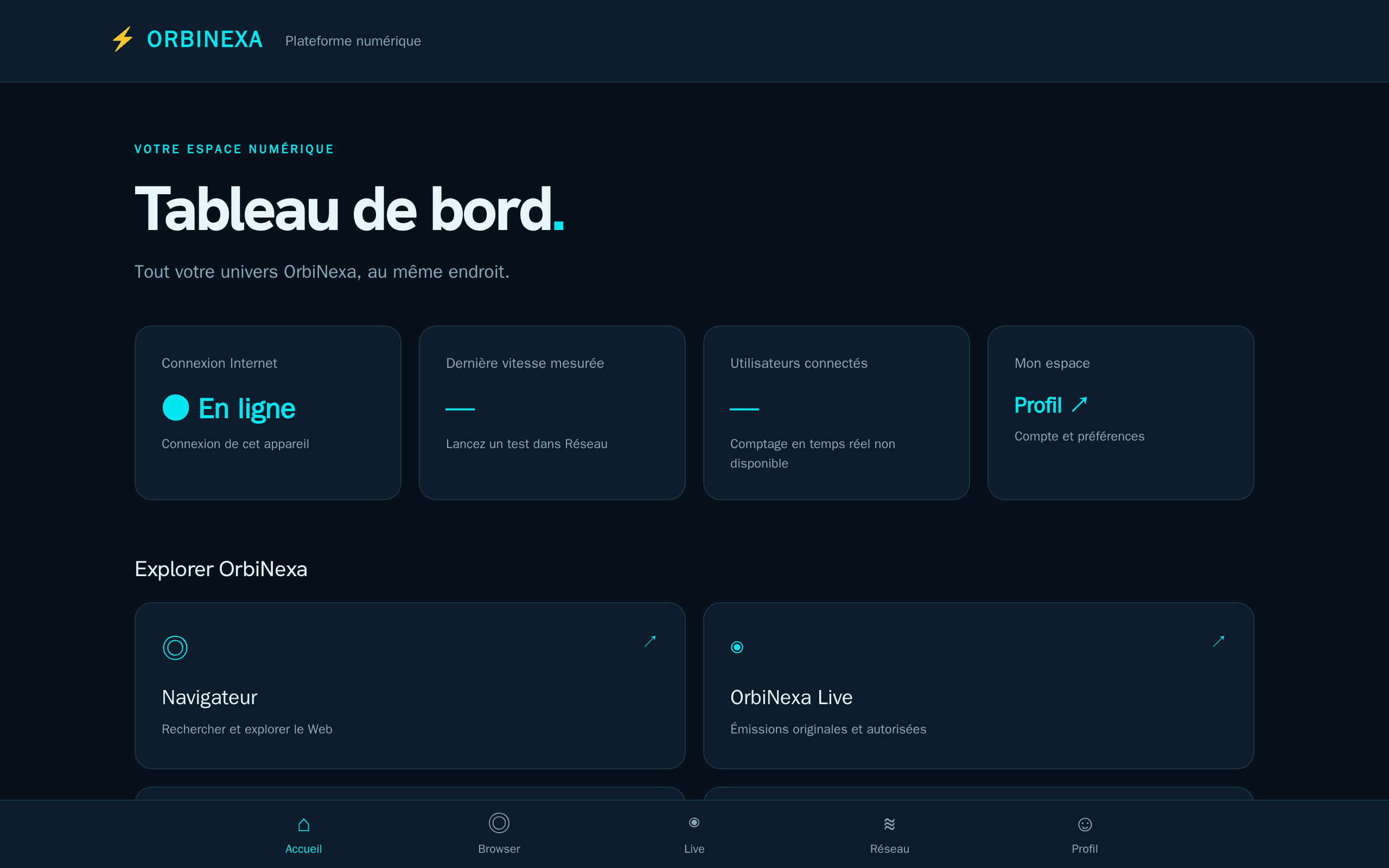 Screenshot of Orbixa