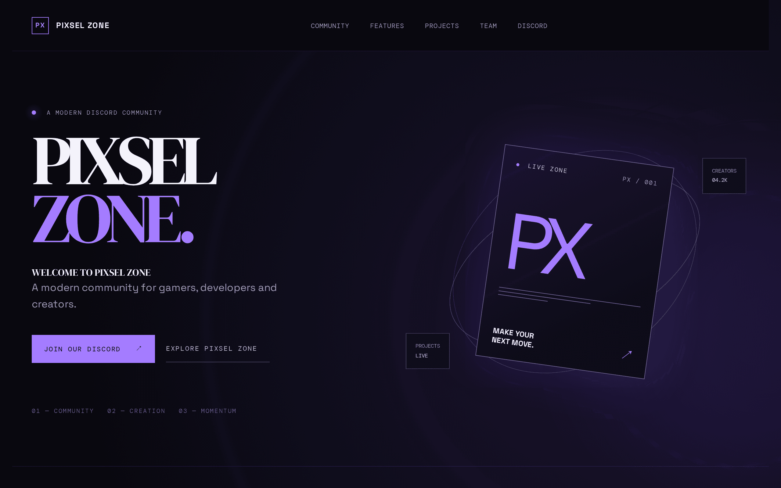 Screenshot of Pixsel Zone