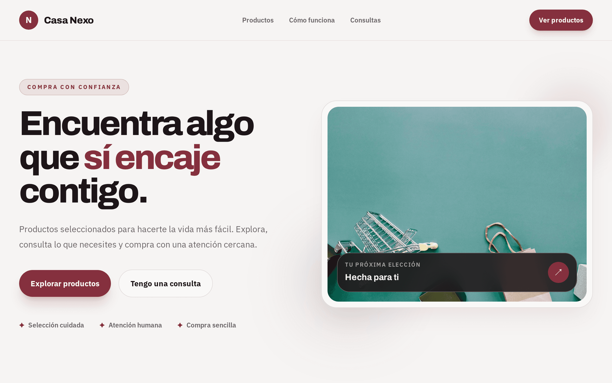 Screenshot of TiendaLinea
