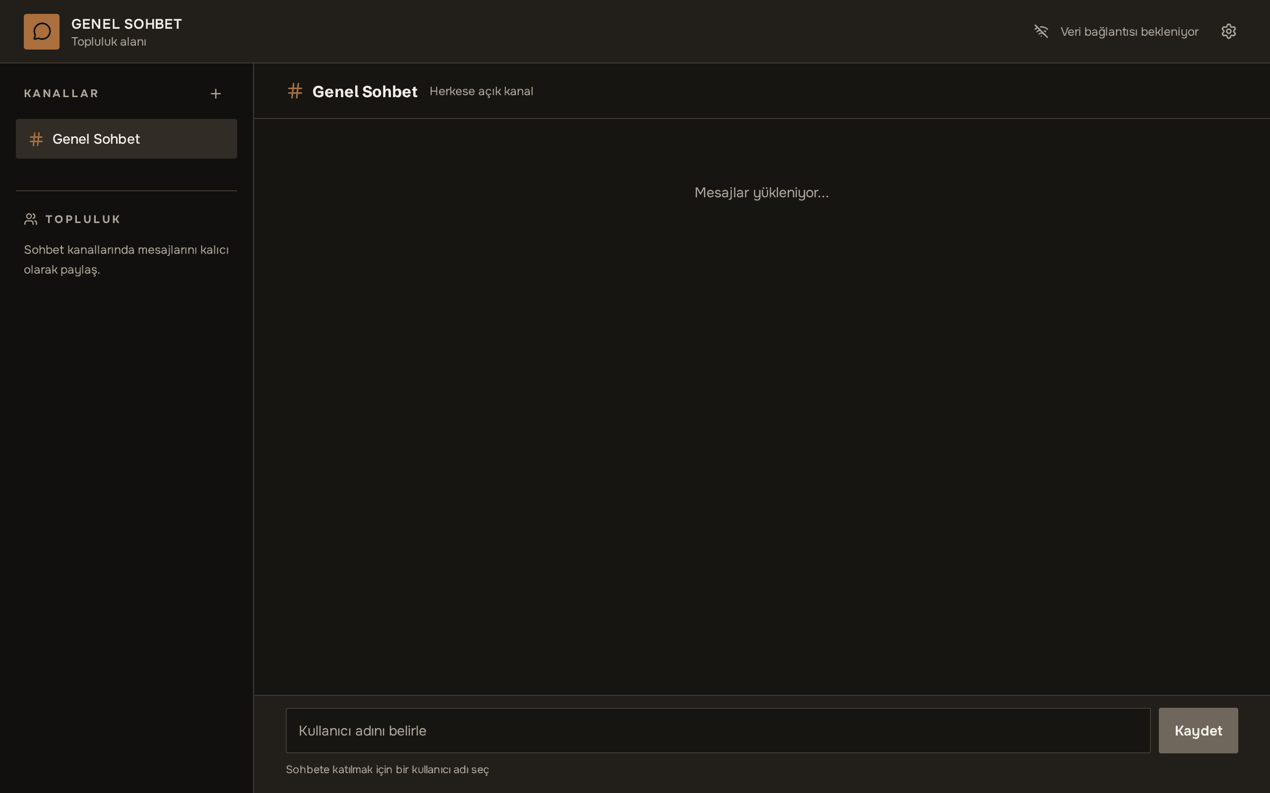 Screenshot of SohbetYuva