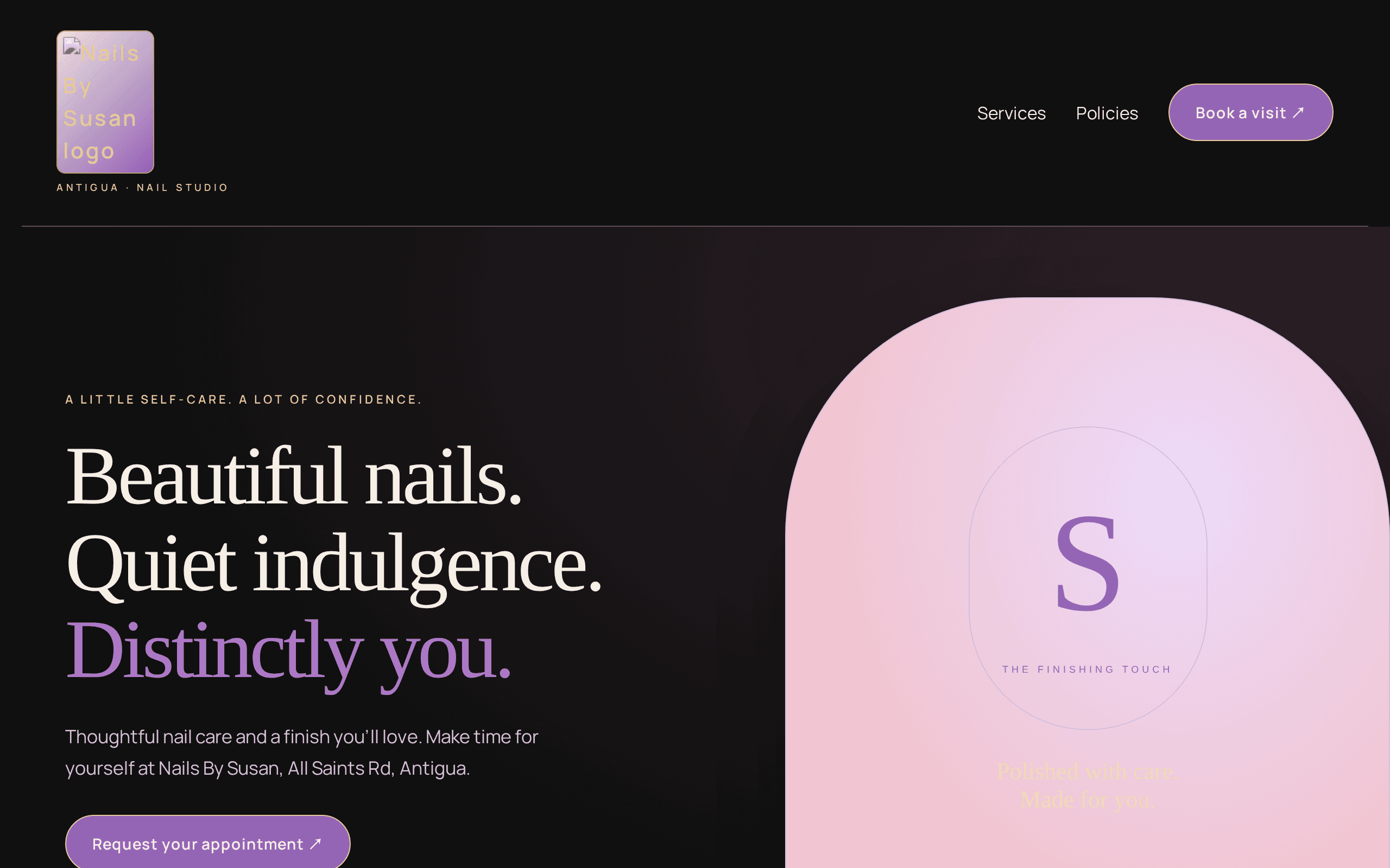 Screenshot of Nails By Susan 2