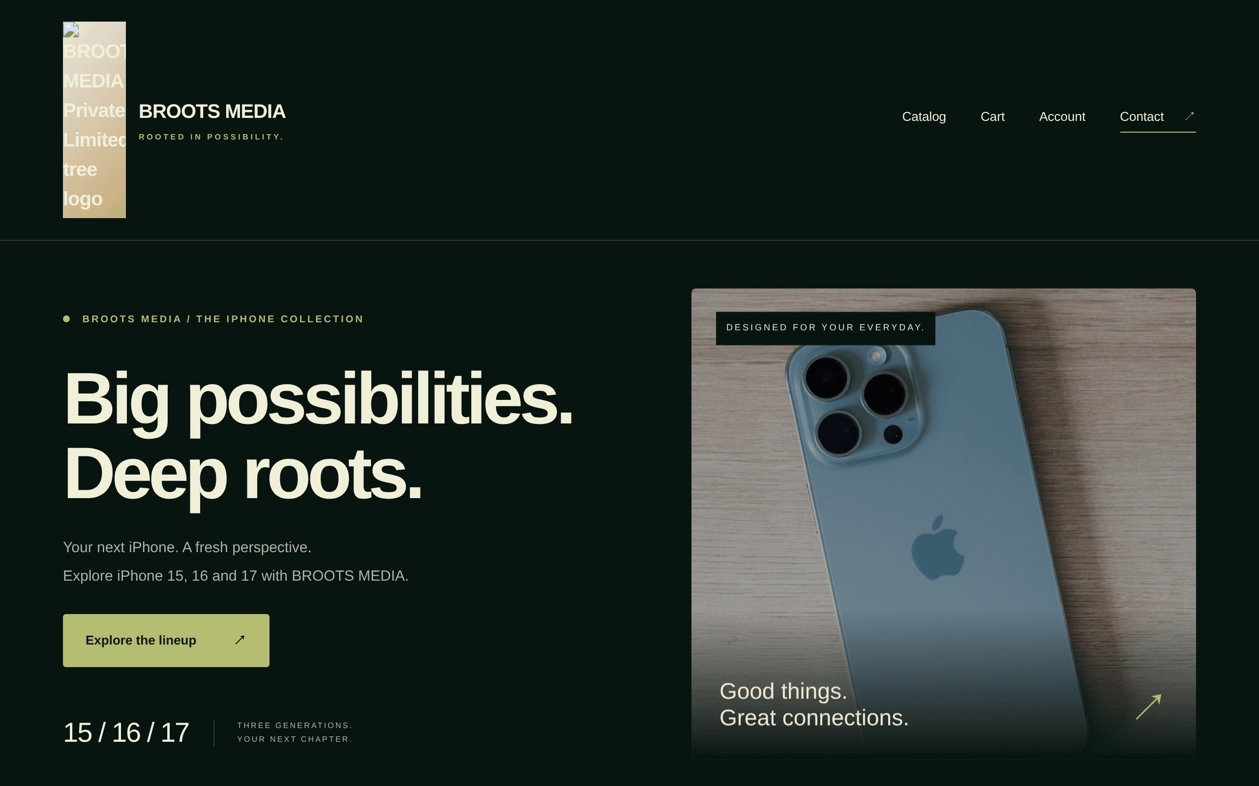Screenshot of BROOTS MEDIA