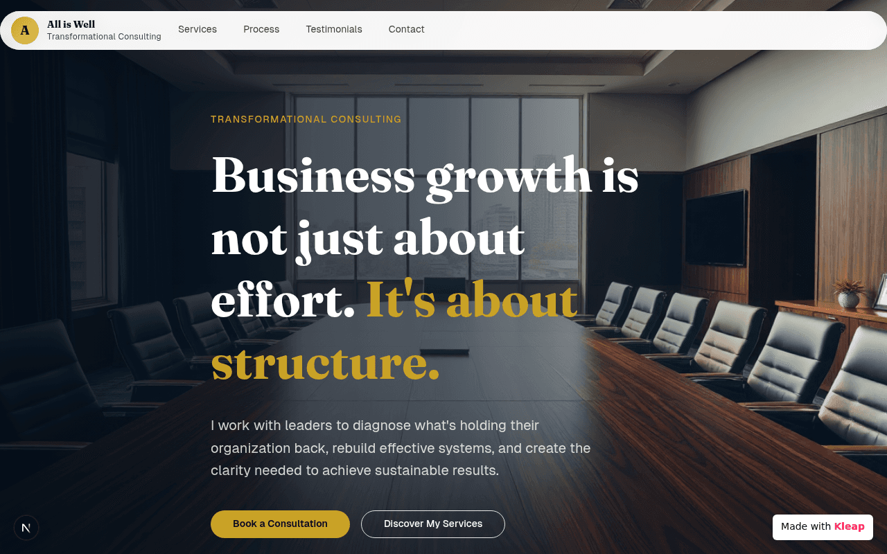 Well Transformational Consulting
