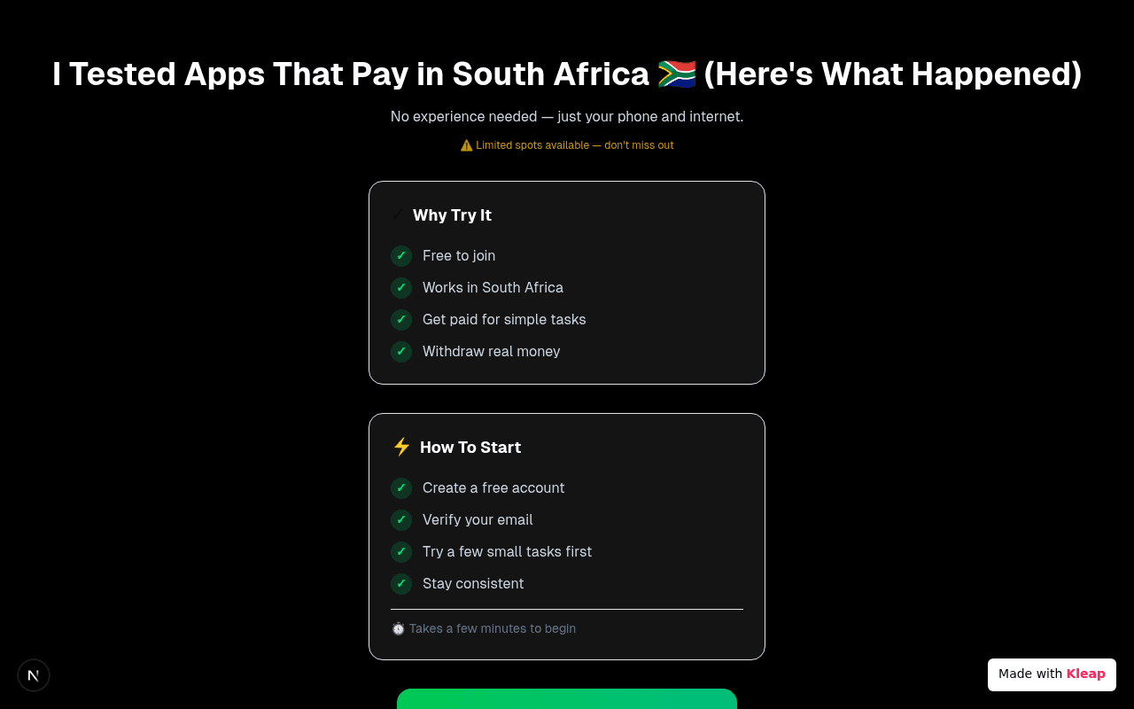 Online Side Hustle SA