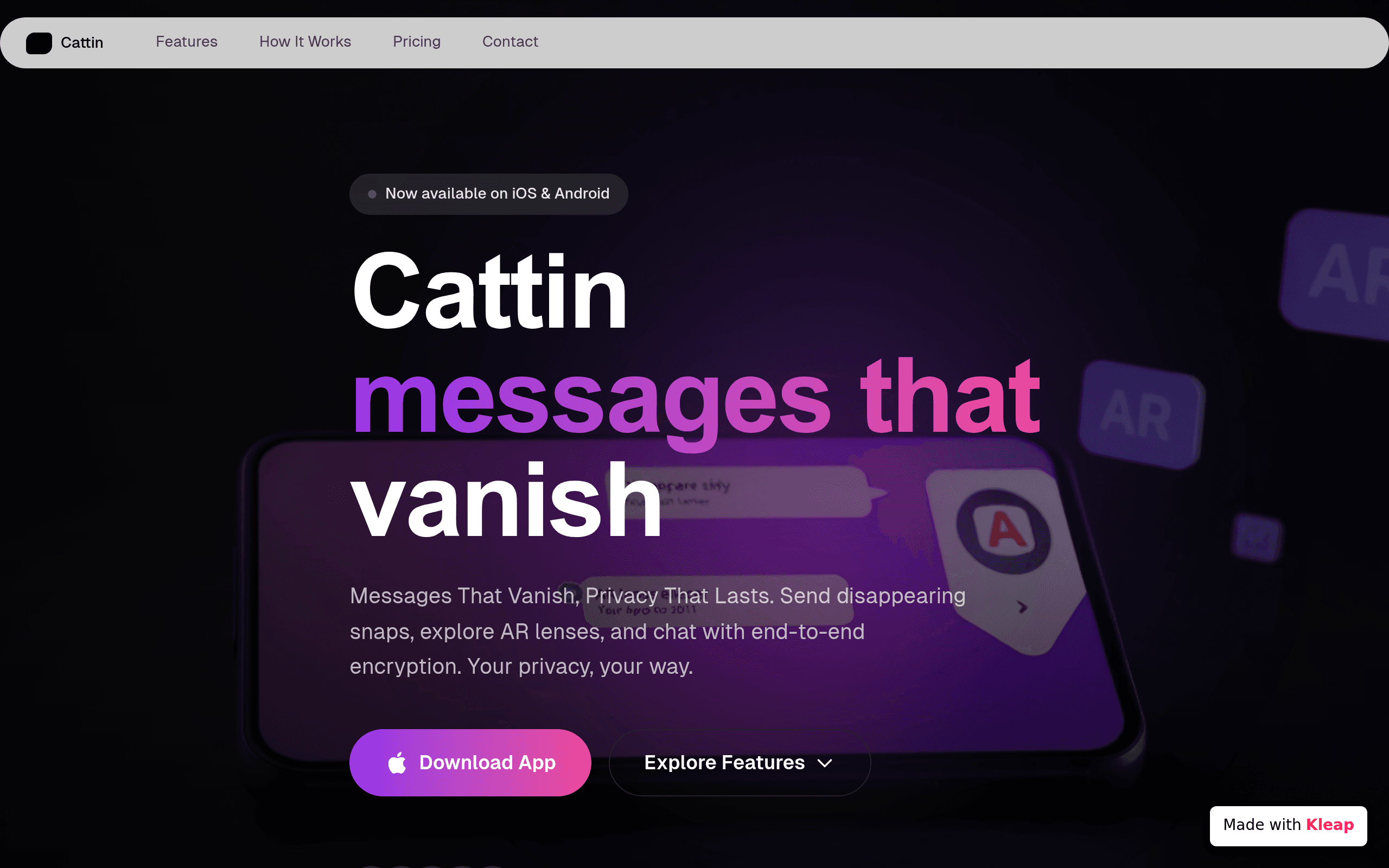 Core Snapchat Features