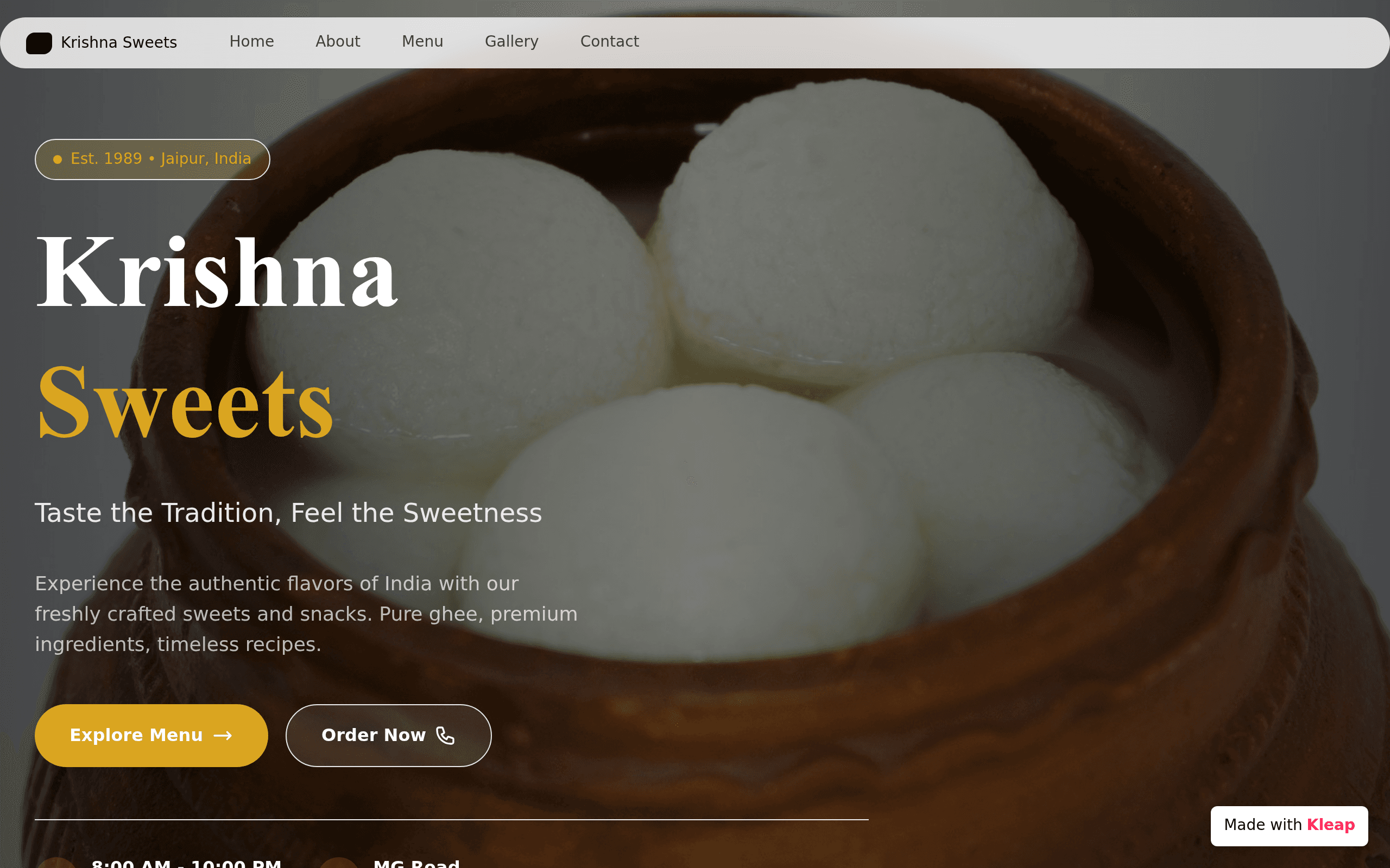 Krishna Sweets