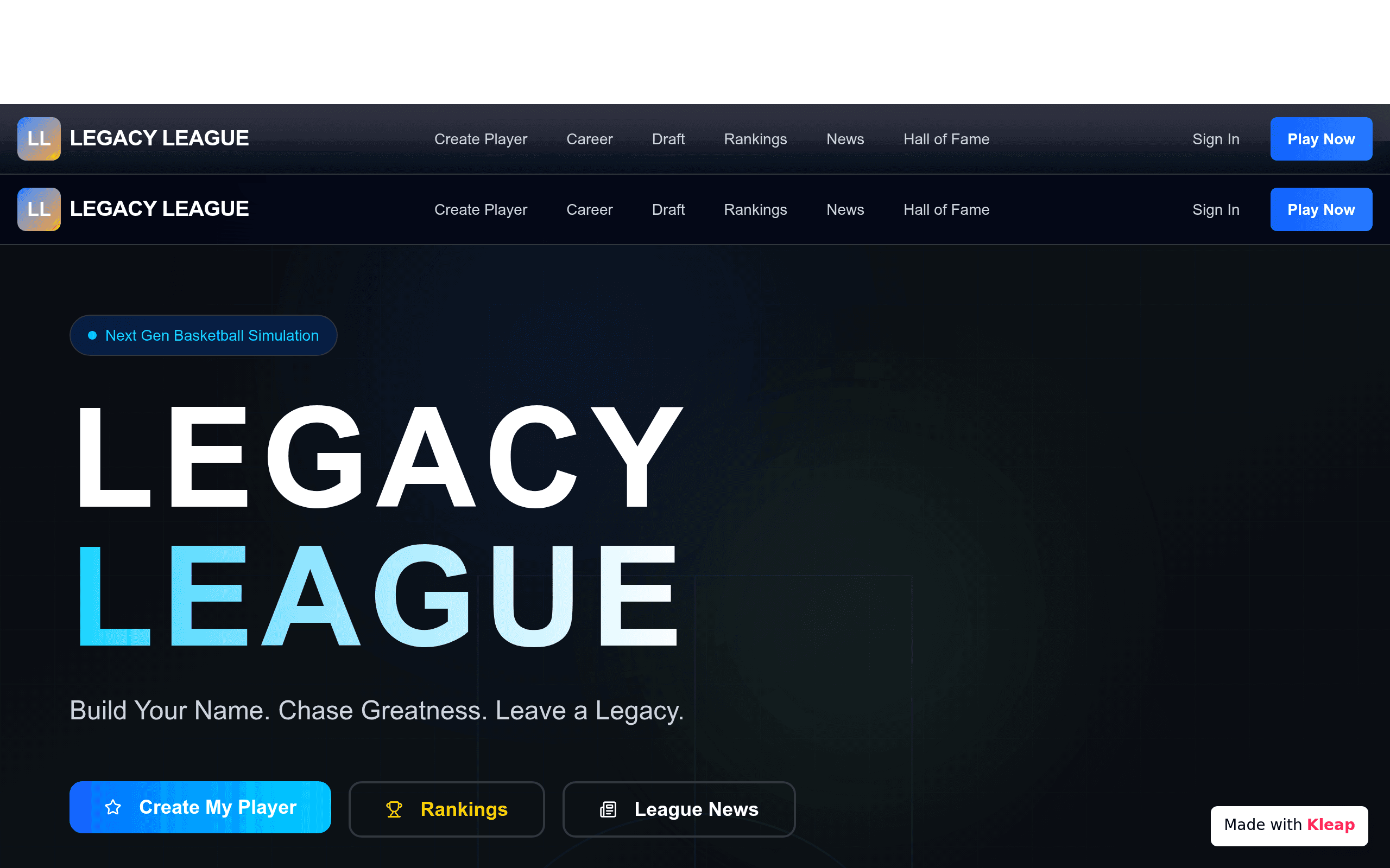Legacy League