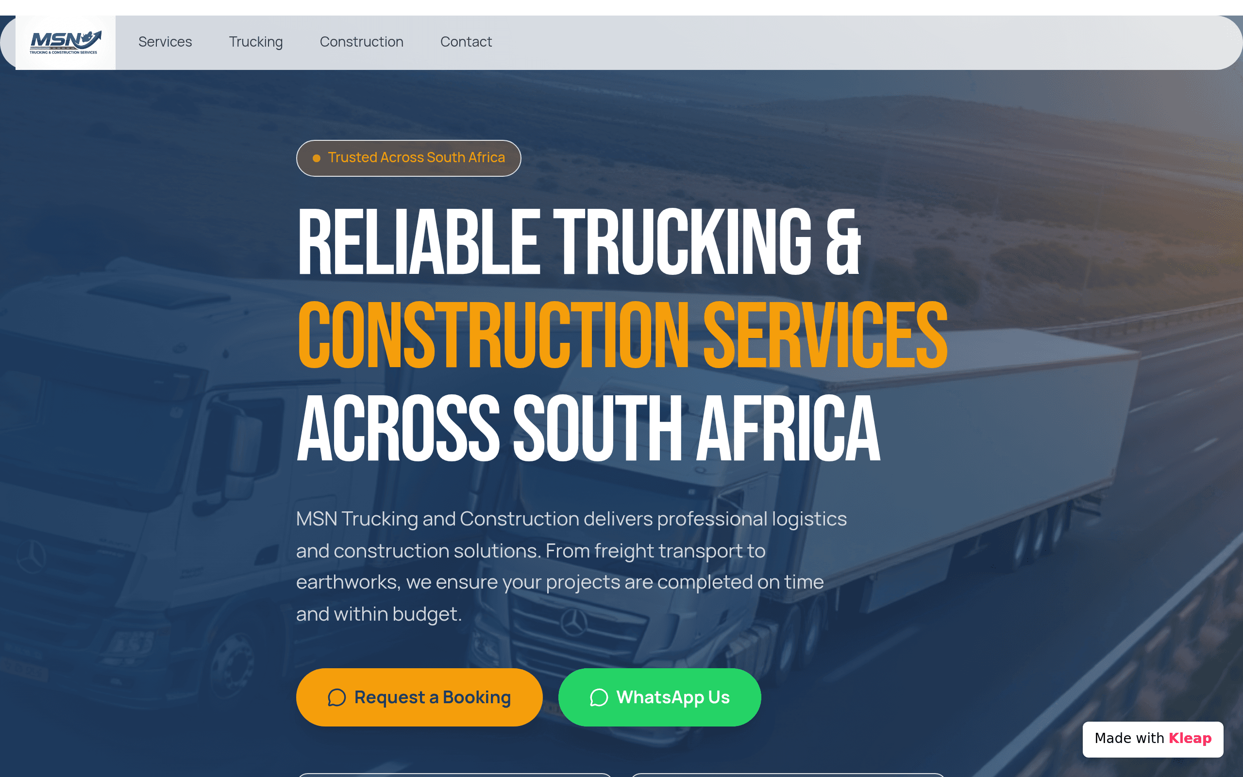 MSN Trucking