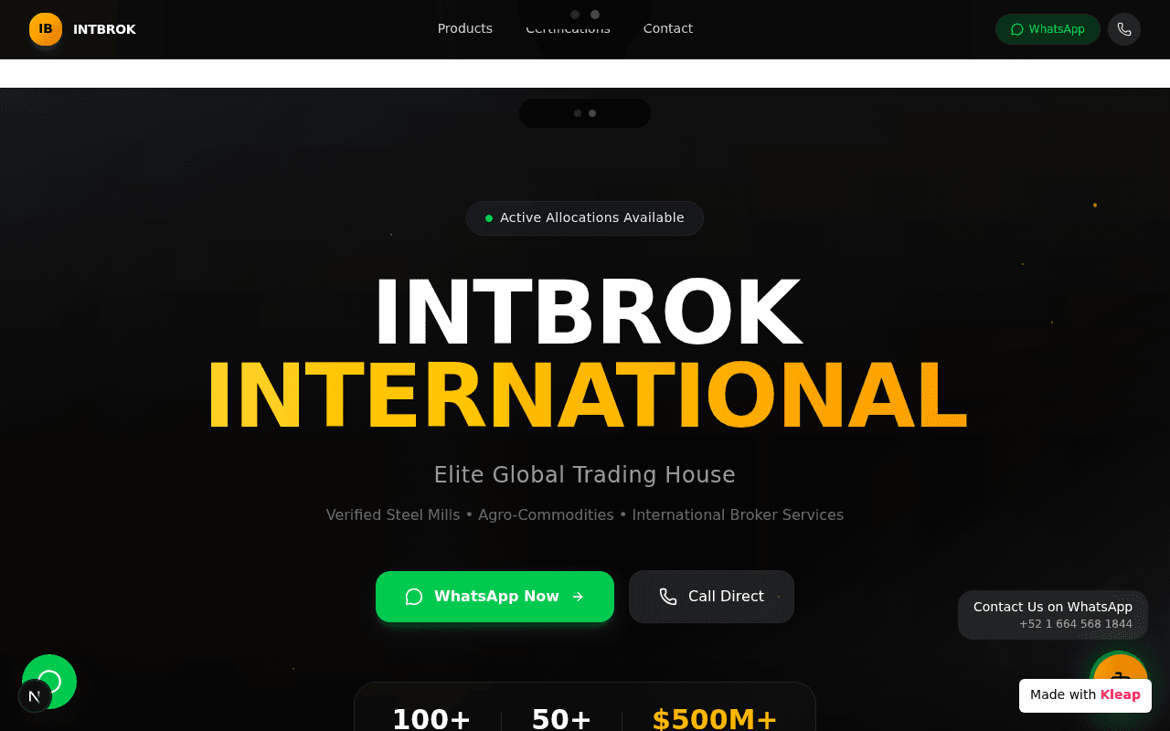 INTBROK WITH NY EXPERTISE