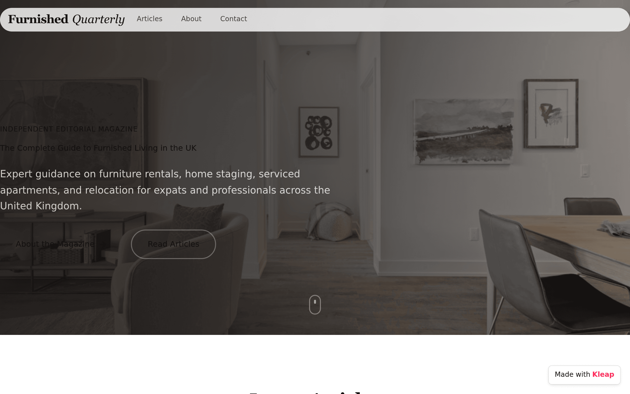 Furnished Quarterly 2