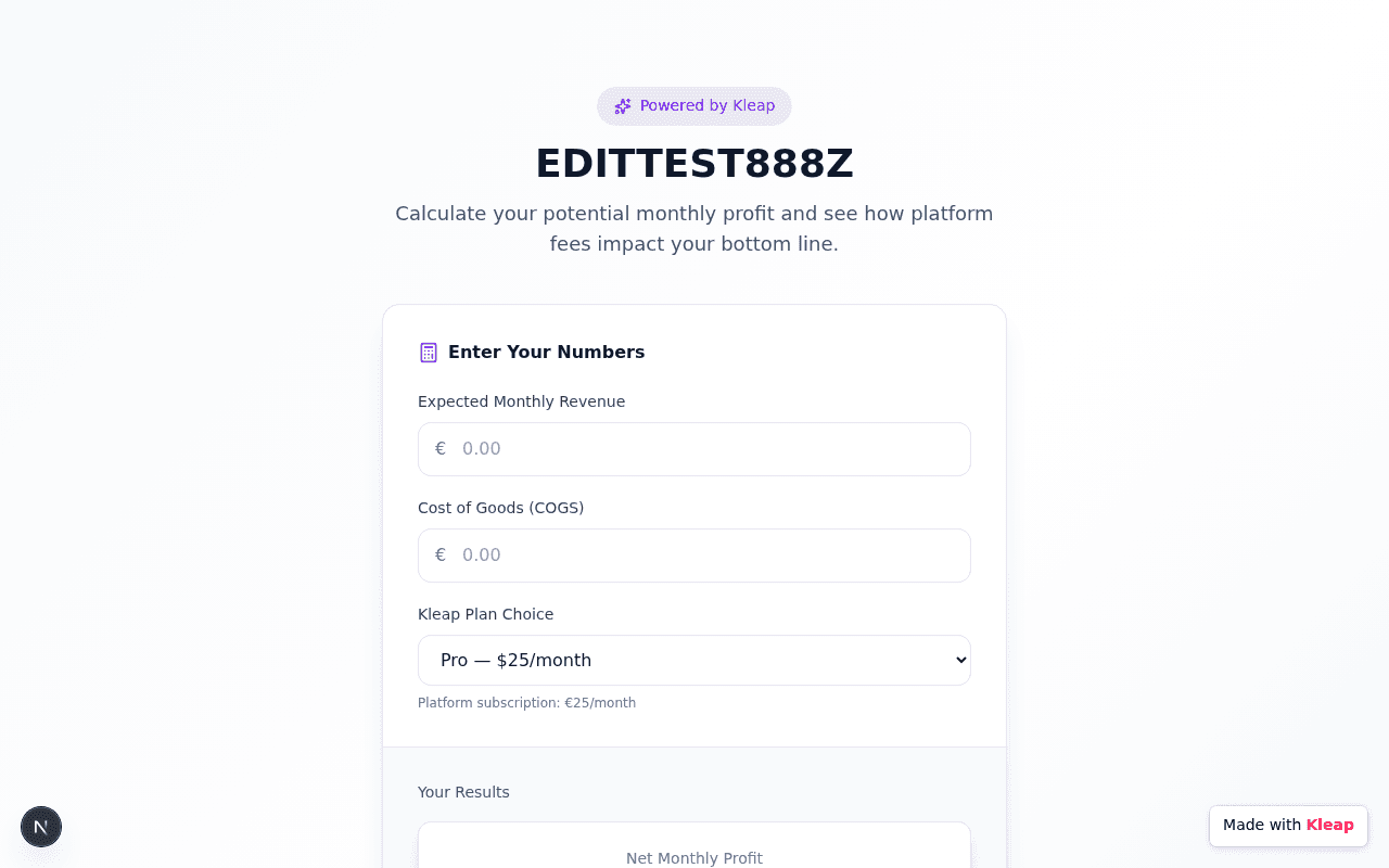 Profit Margin Checker