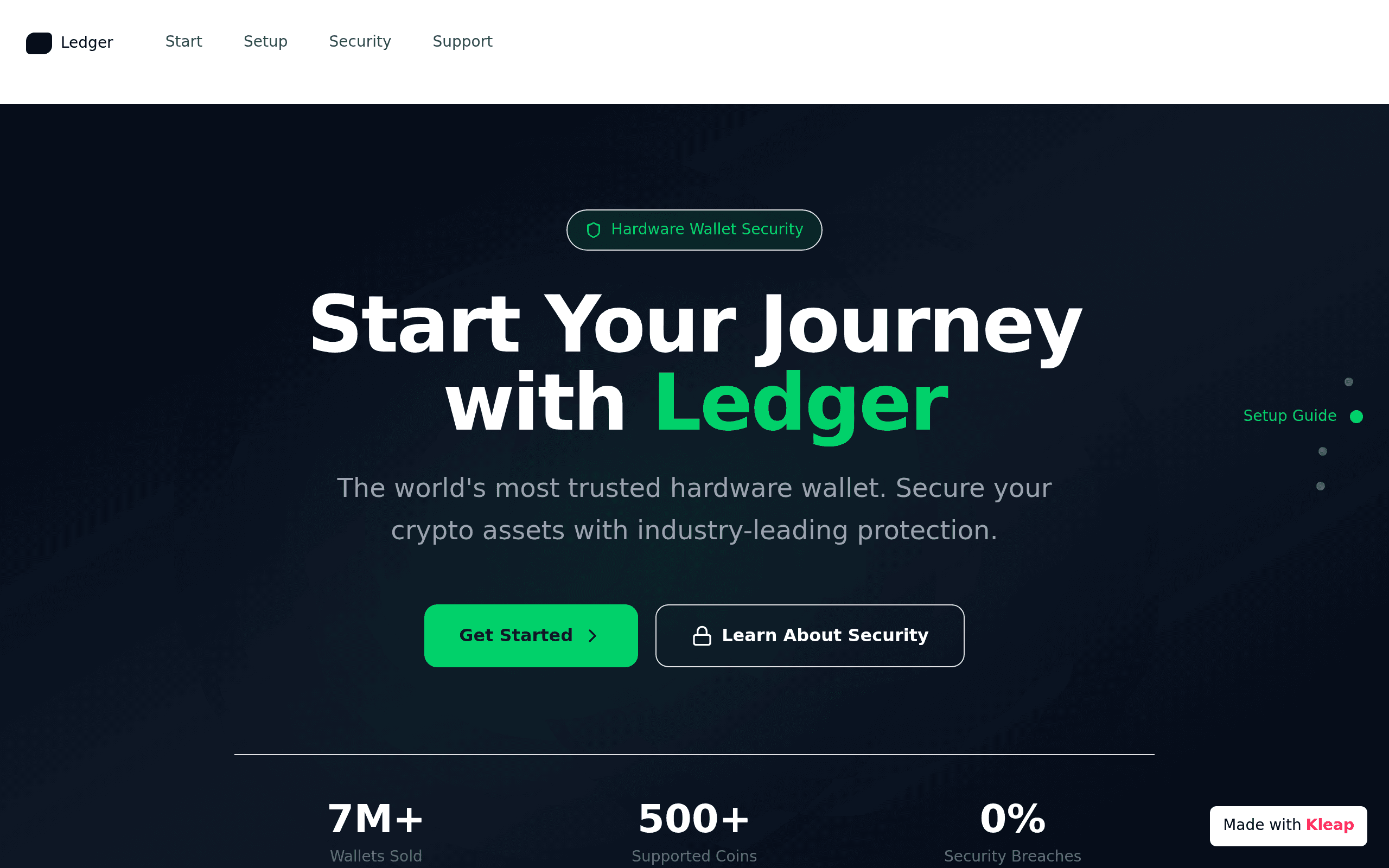 ledgerstart