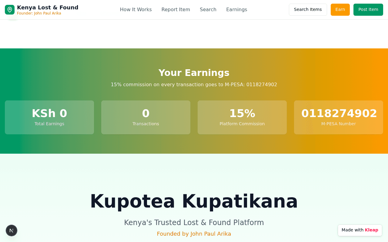 Kenya Lost