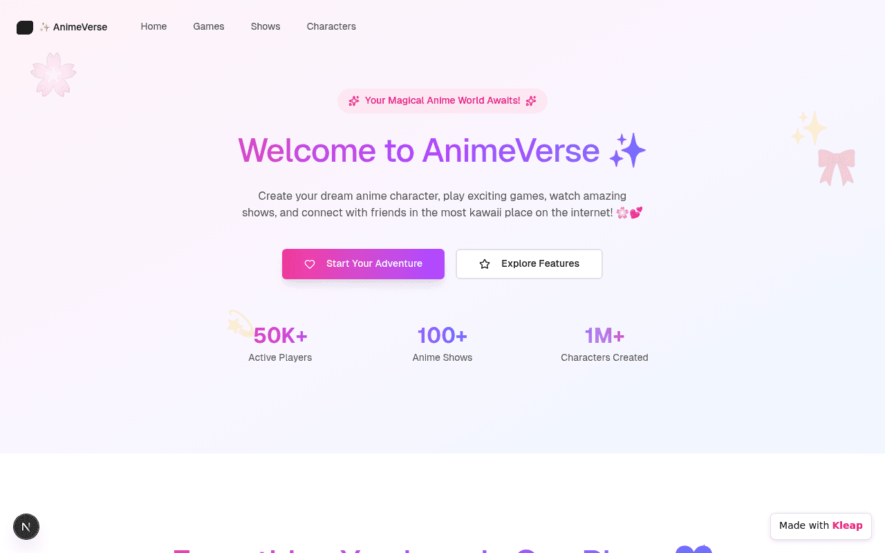 Dive into a vibrant digital world where anime dreams come alive.