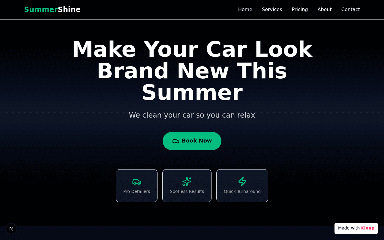 Summer Shine Auto Detailing
