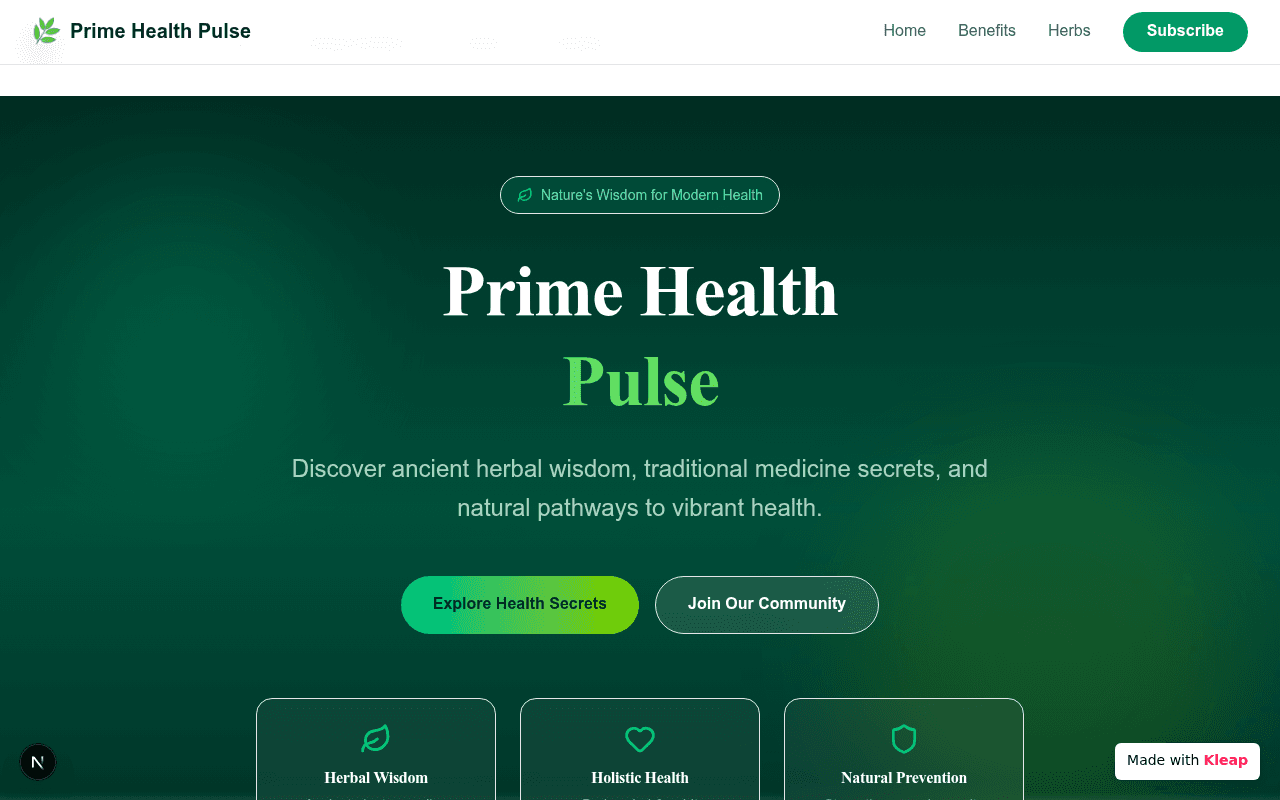 Prime Health Pulse