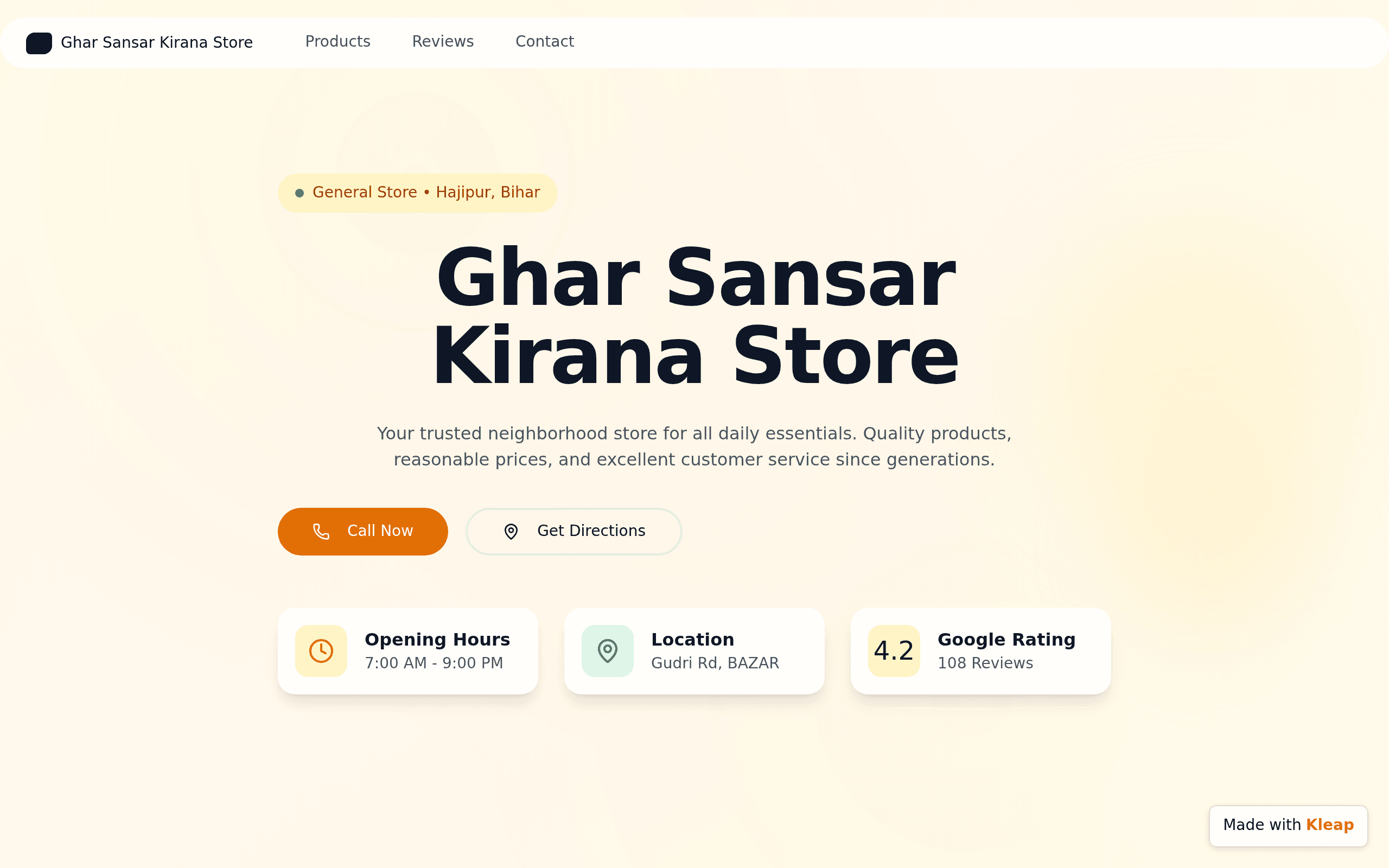 See photos Map of GHAR SANSAR KIRANA STO