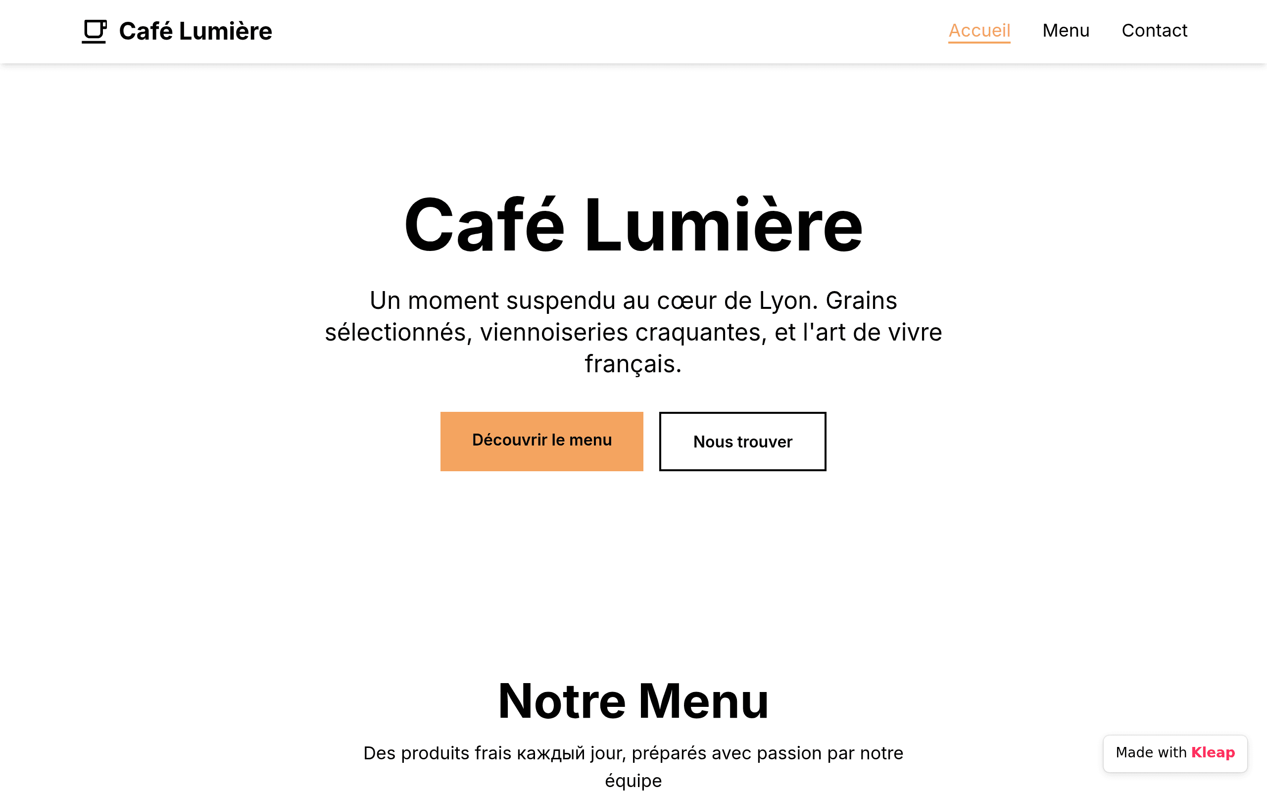 Café Lumière