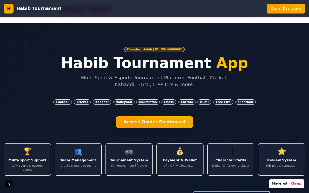 Platform Owner Name