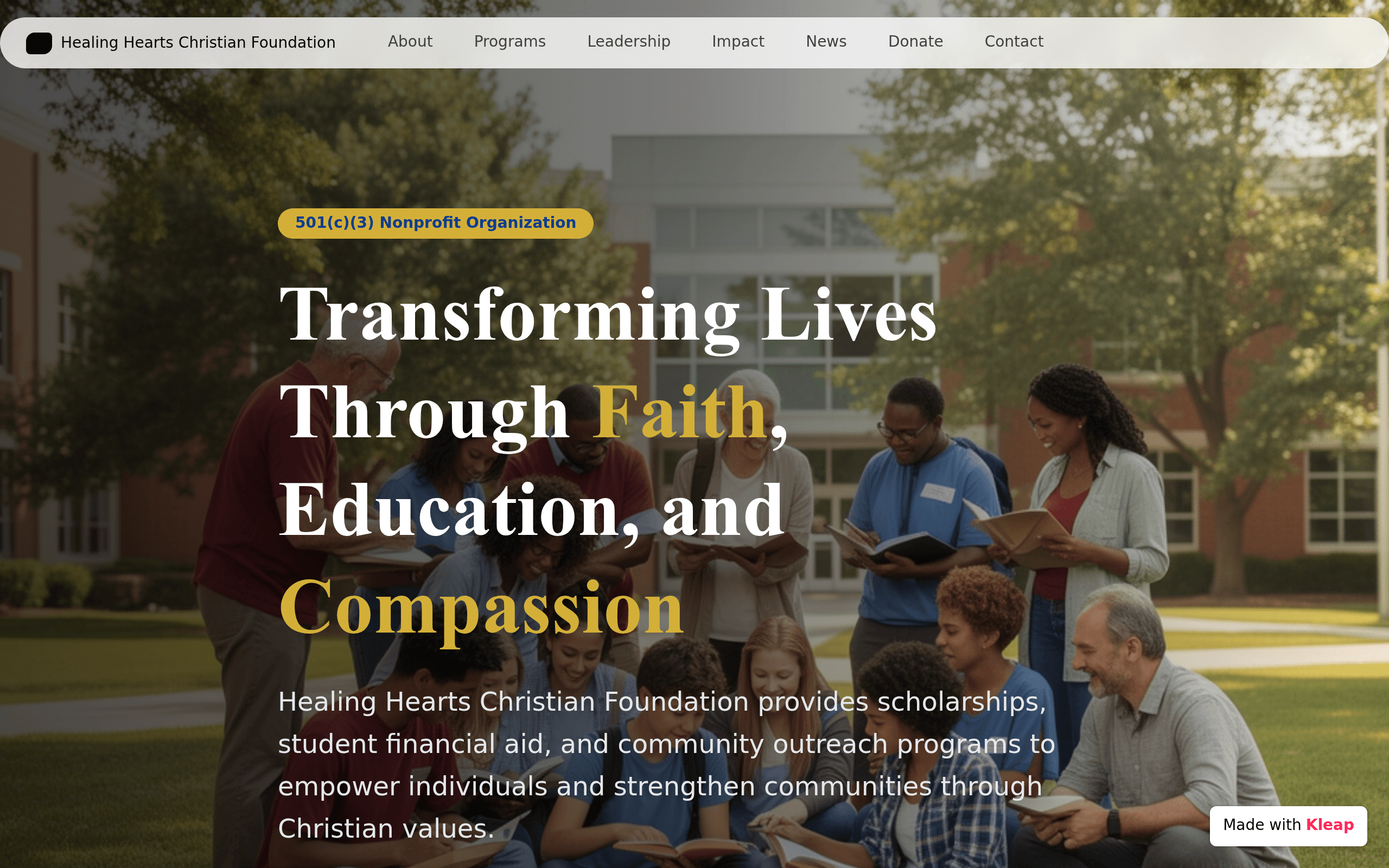 Healing Hearts Christian Foundation