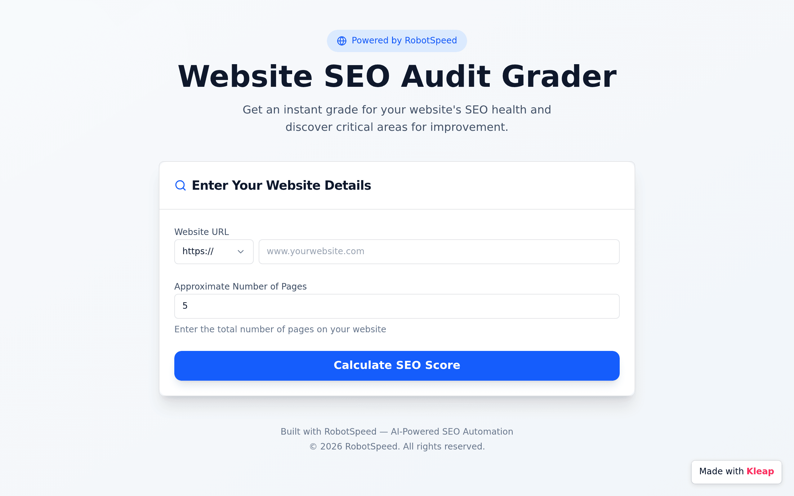 Audit Grader