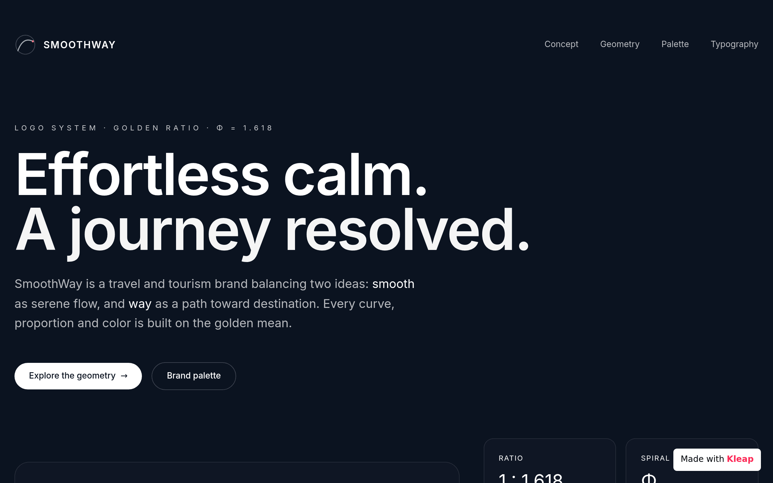 Screenshot of SmoothWay
