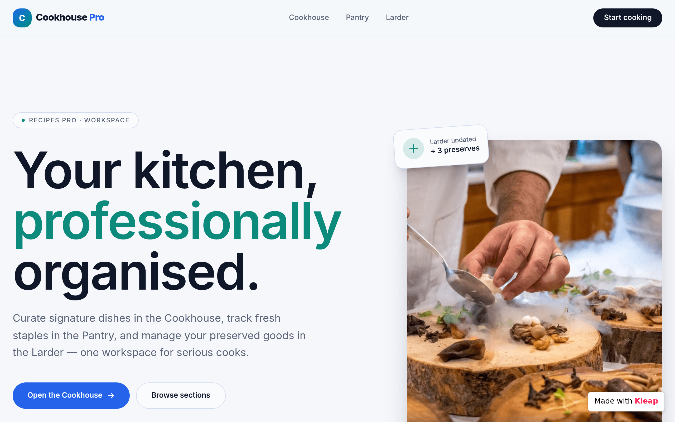Cookhouse Pantry Larder