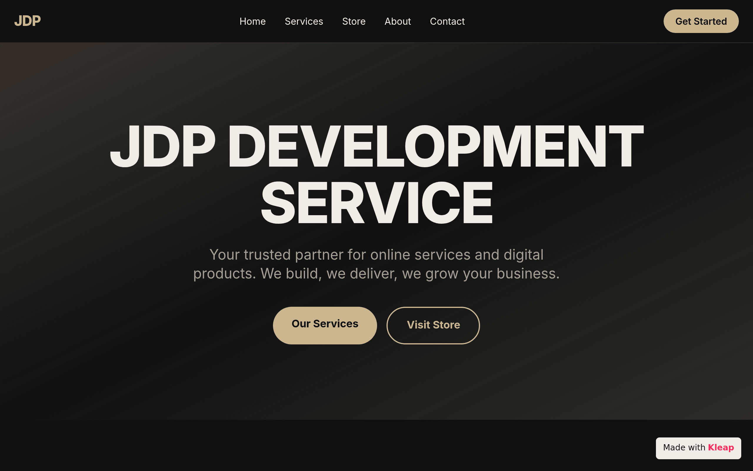 JDP DEVELOPMENT SERVICE