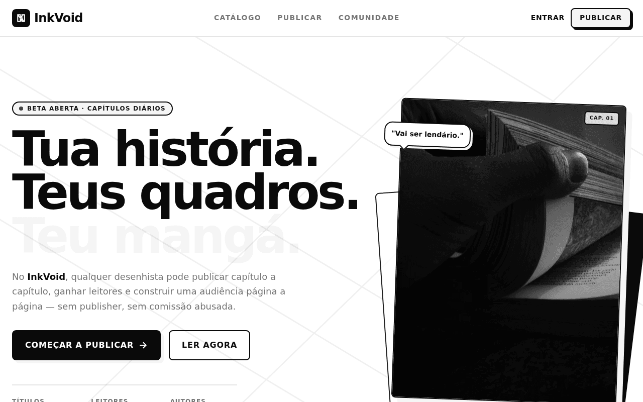 mangás onde dá para publicar mangá