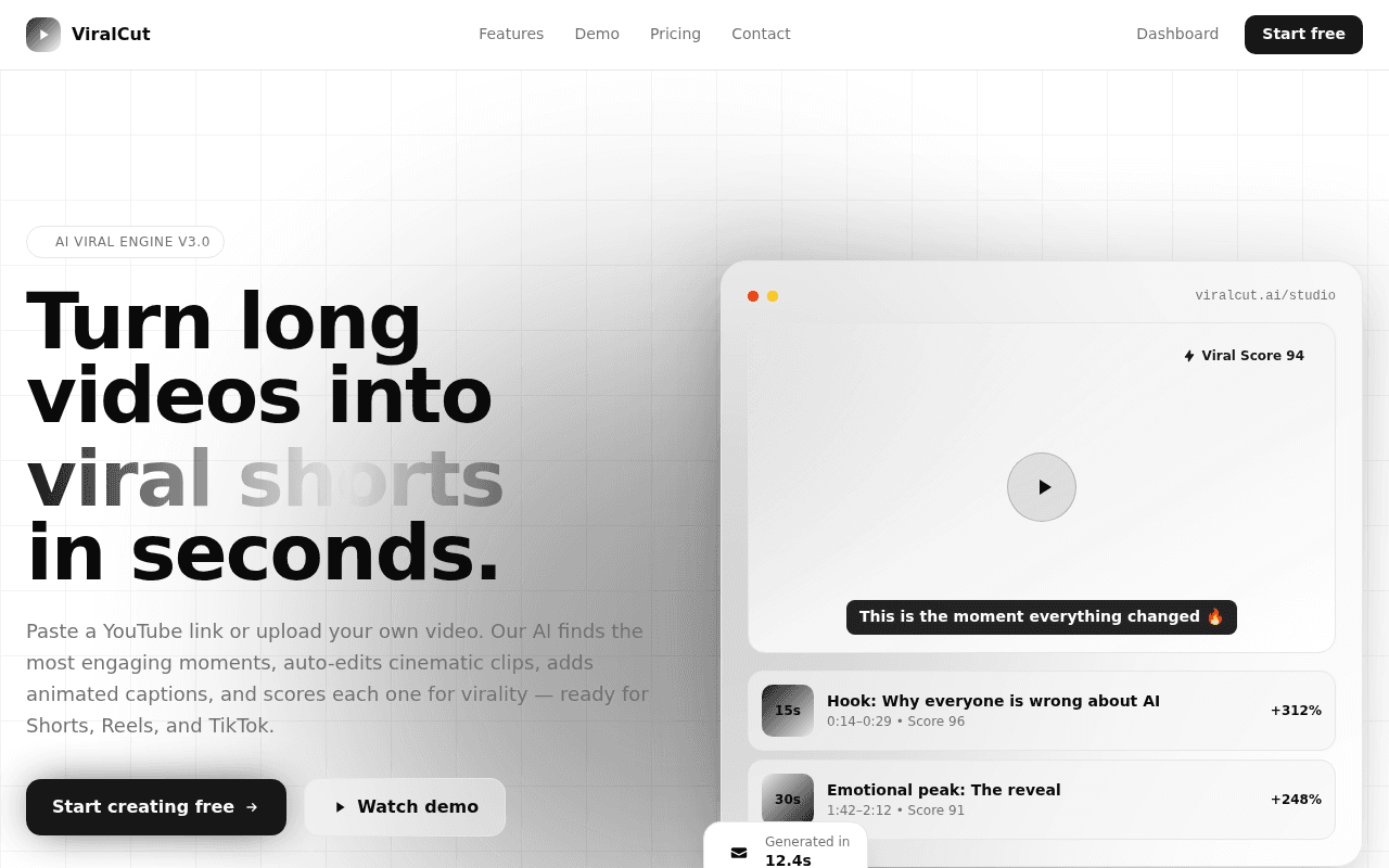 Viral Content Creation Platform