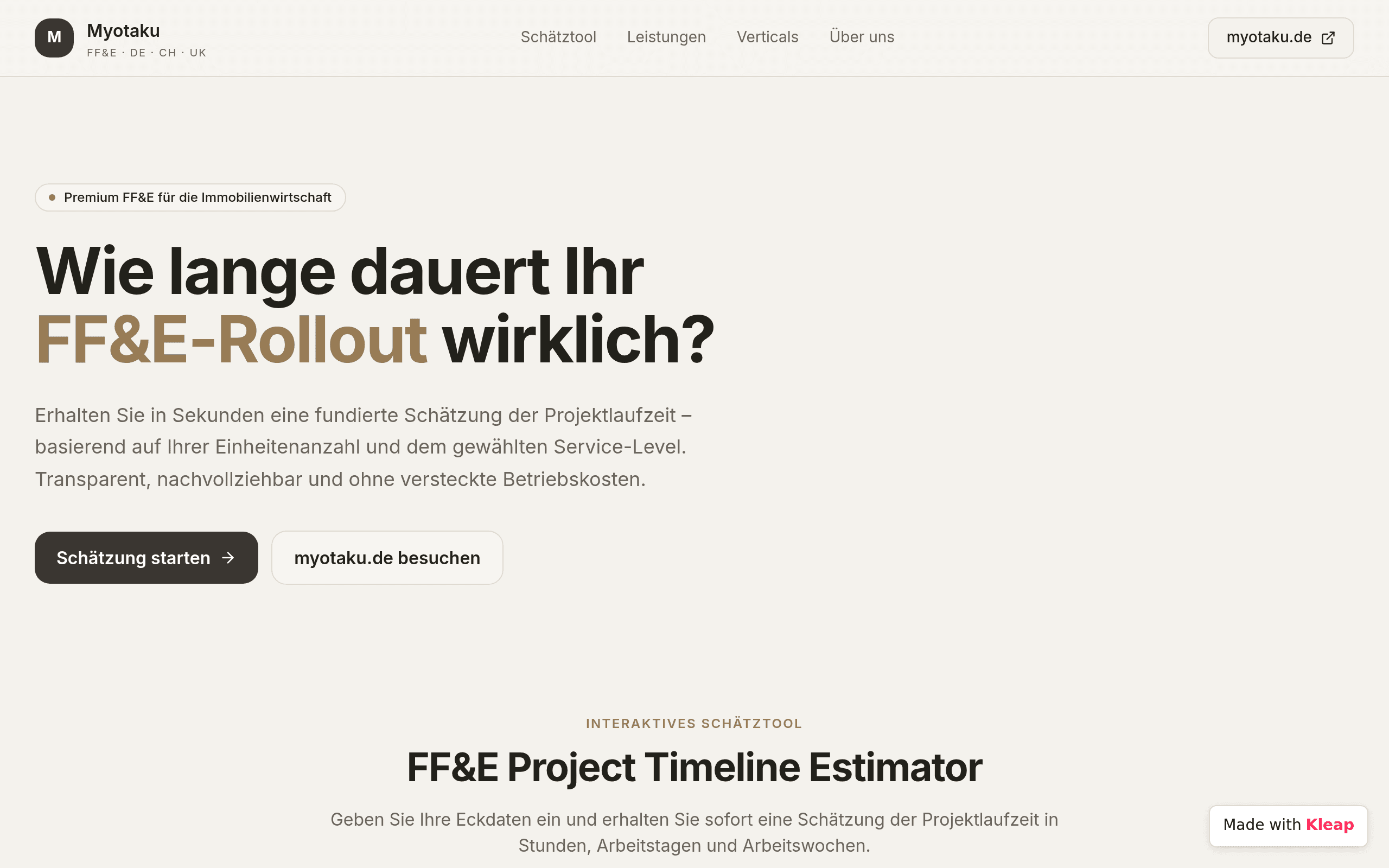 Project Timeline Estimator