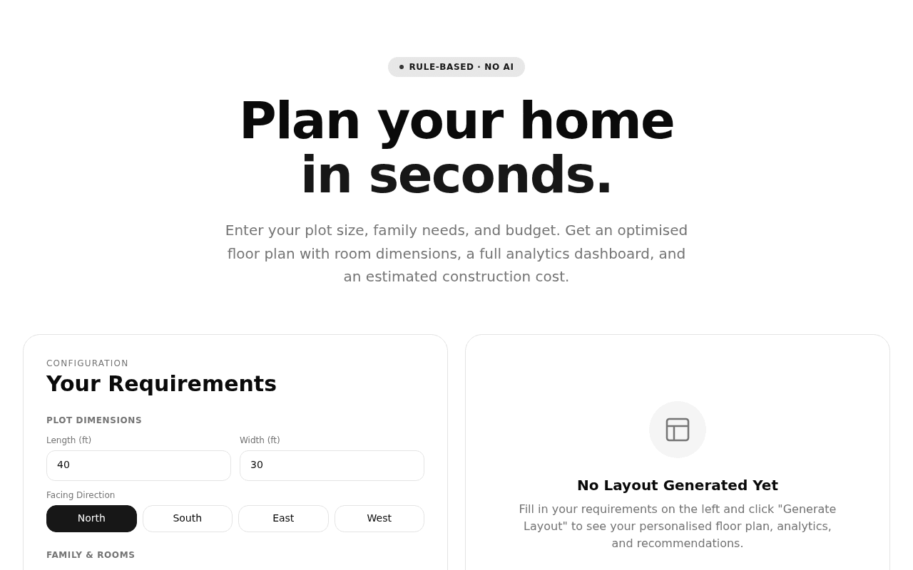 Smart House Layout Recommendation System