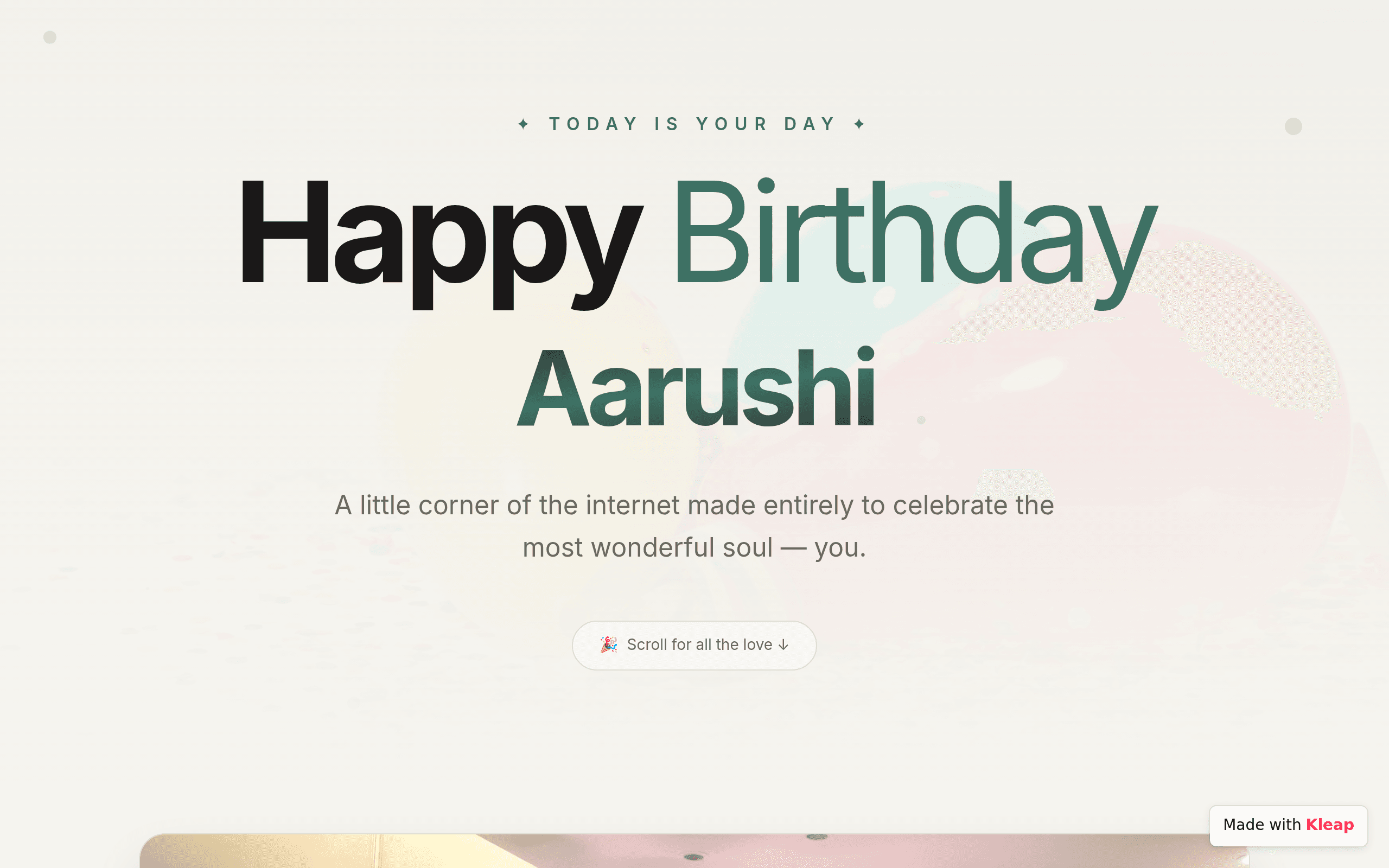 Happy Birthday