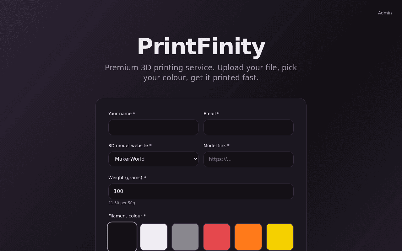 download your printer file