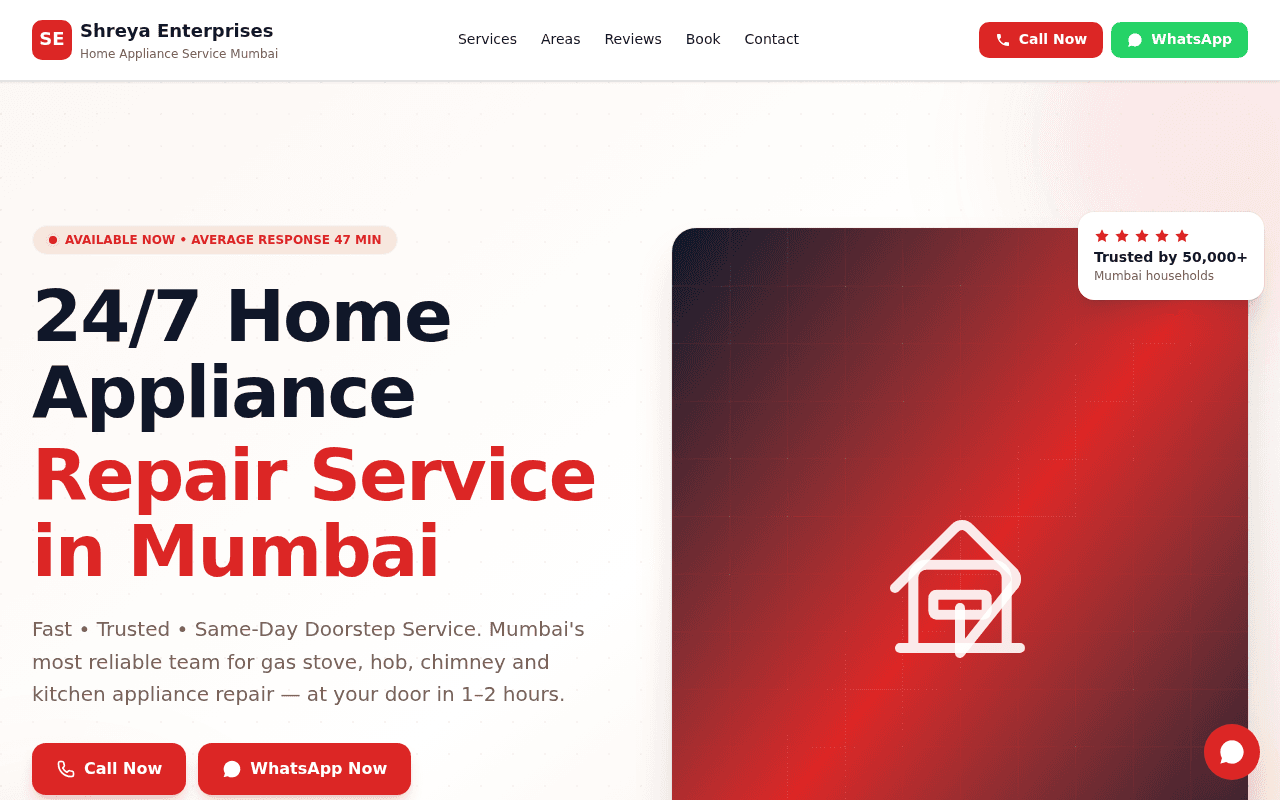 Shreya Enterprises — Appliance Repair Mumbai