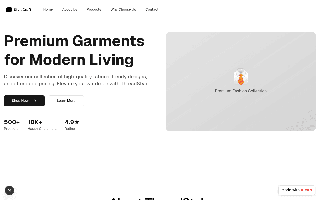 Discover high-quality apparel for modern living with trendy designs and affordable pricing.