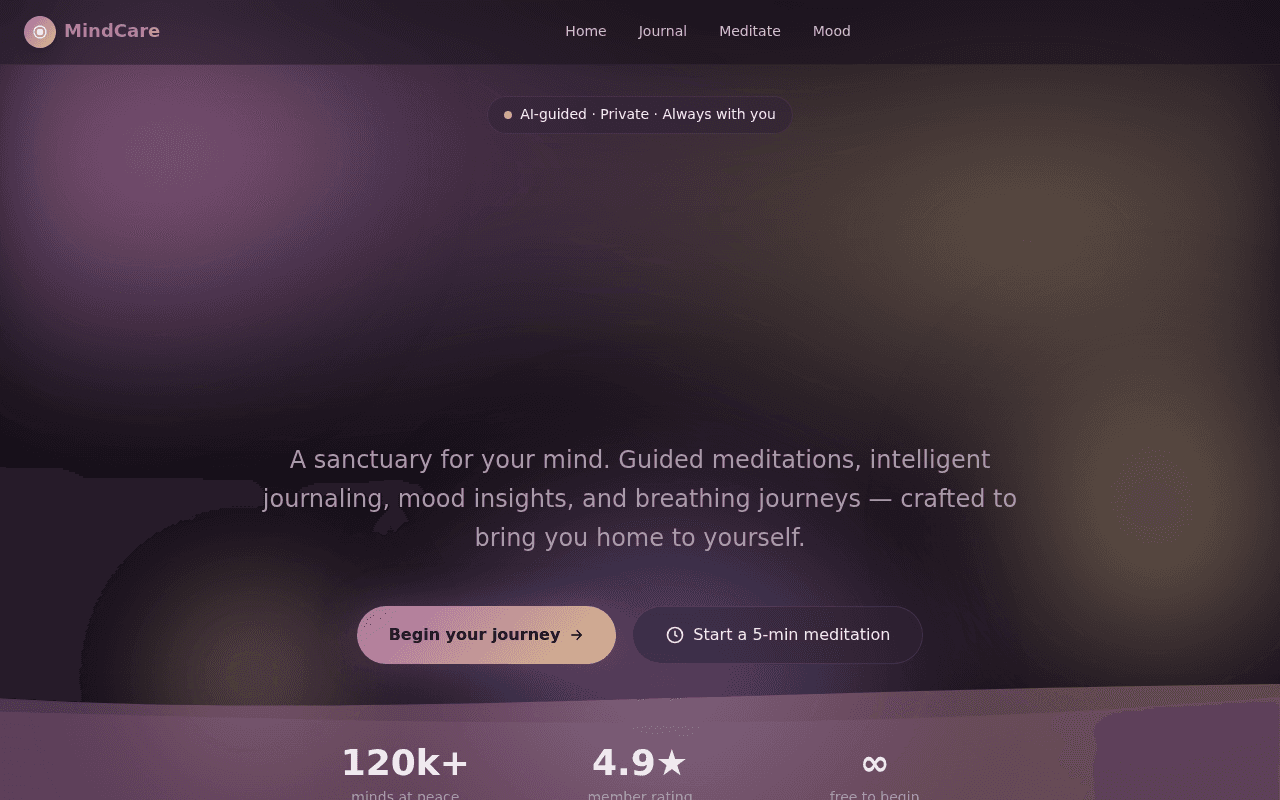 MindCare — Mental Wellness