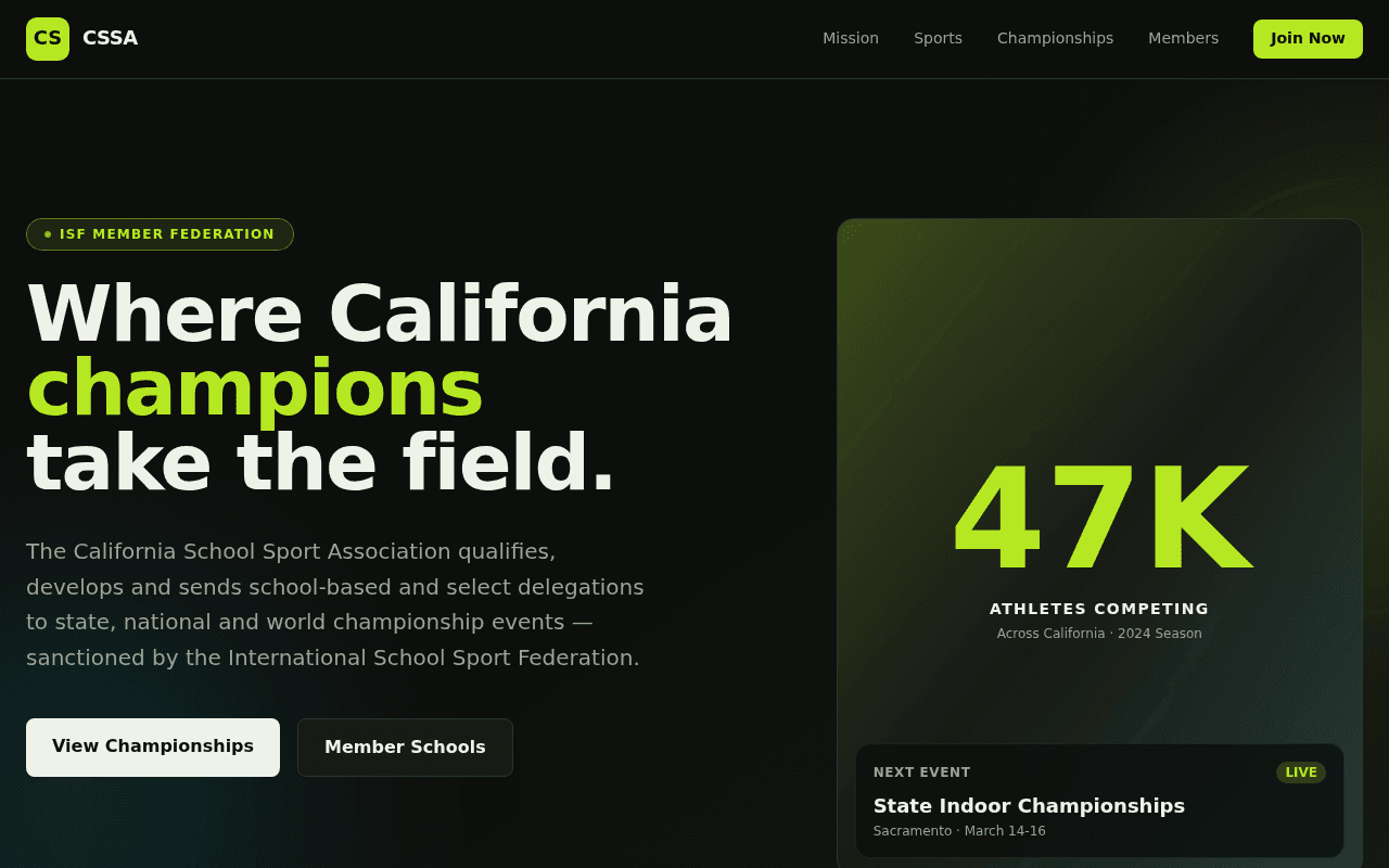 California School Sport Association