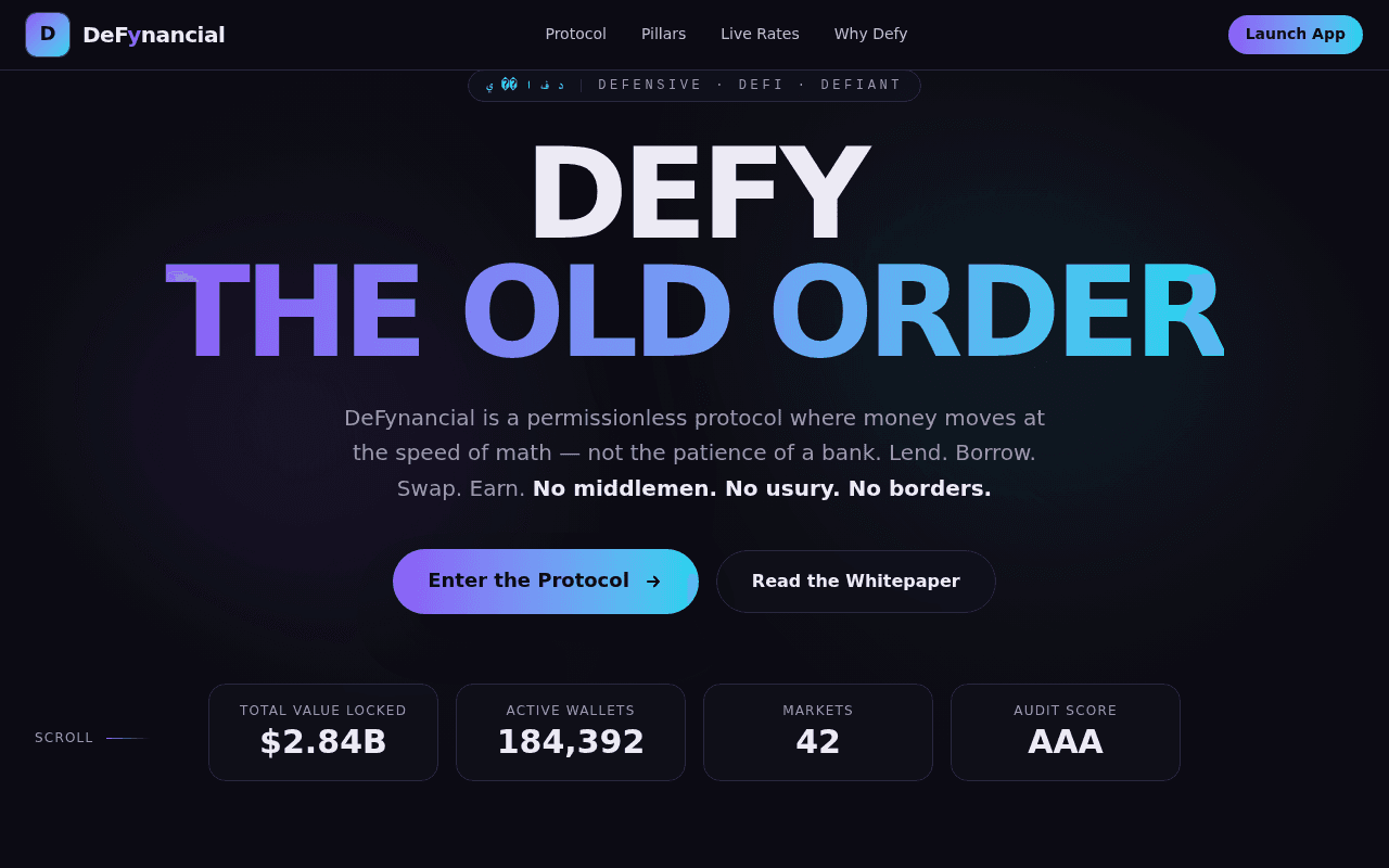 Decentralized Finance