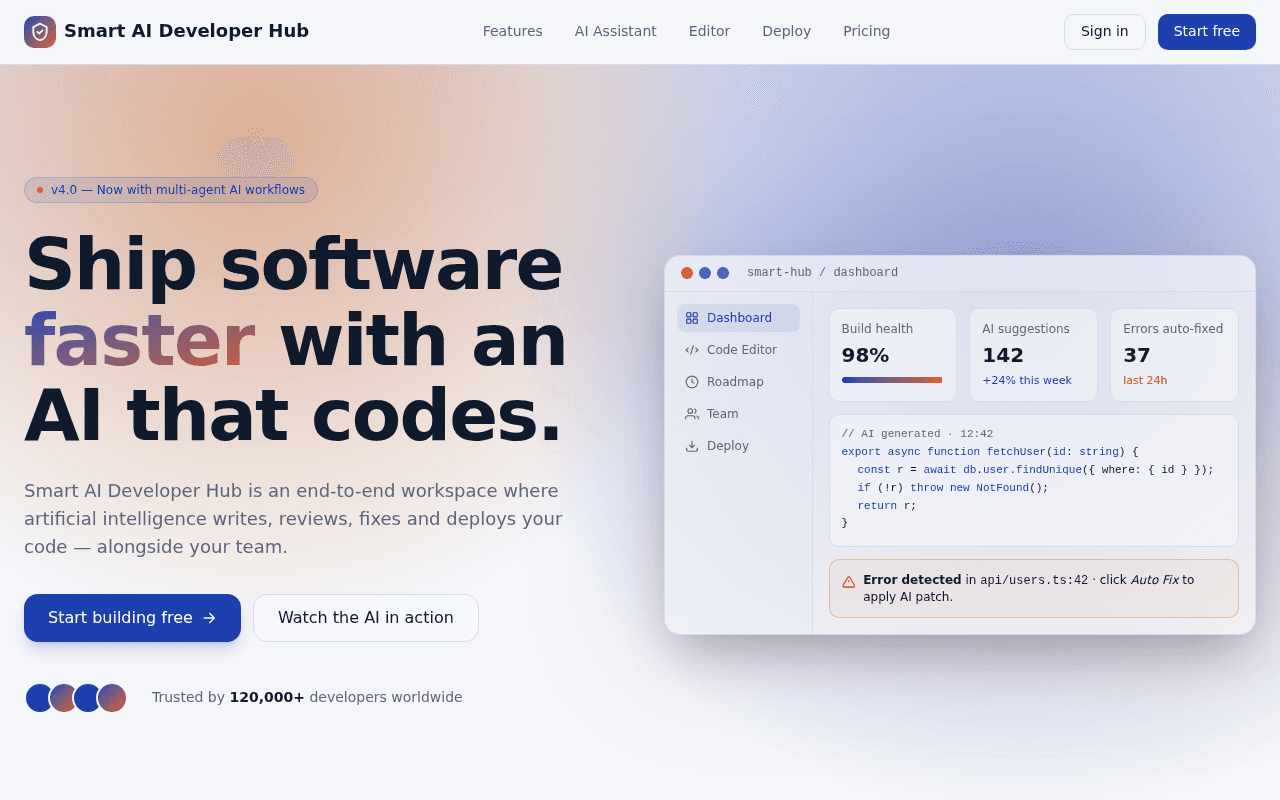 Smart AI Developer Hub