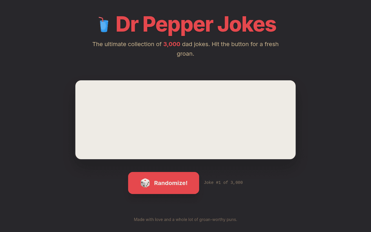 Dr Pepper Jokes