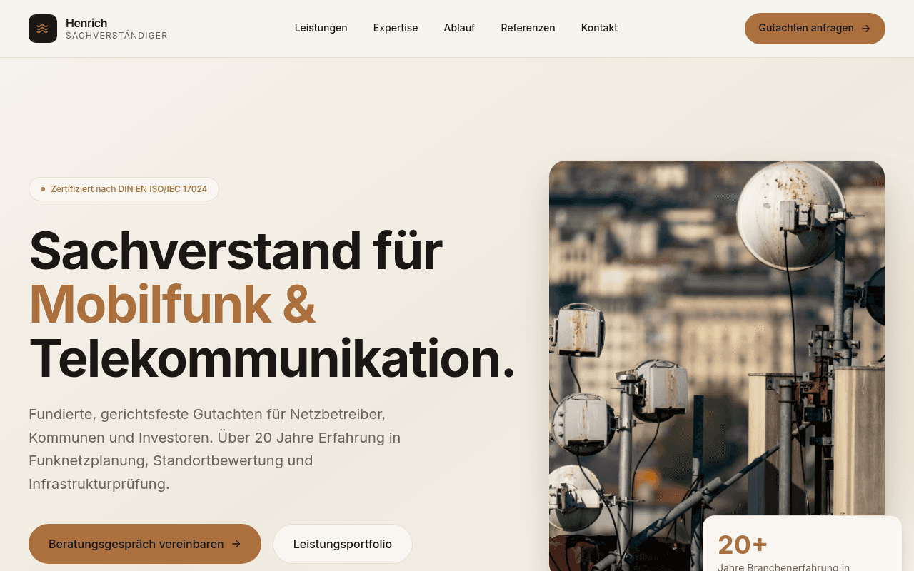 Bereich Mobilfunk