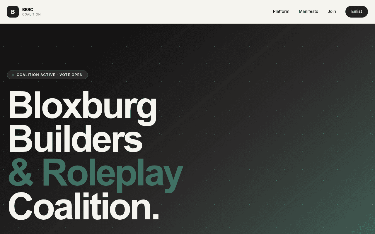 Bloxburg Builders & Roleplay Coalition