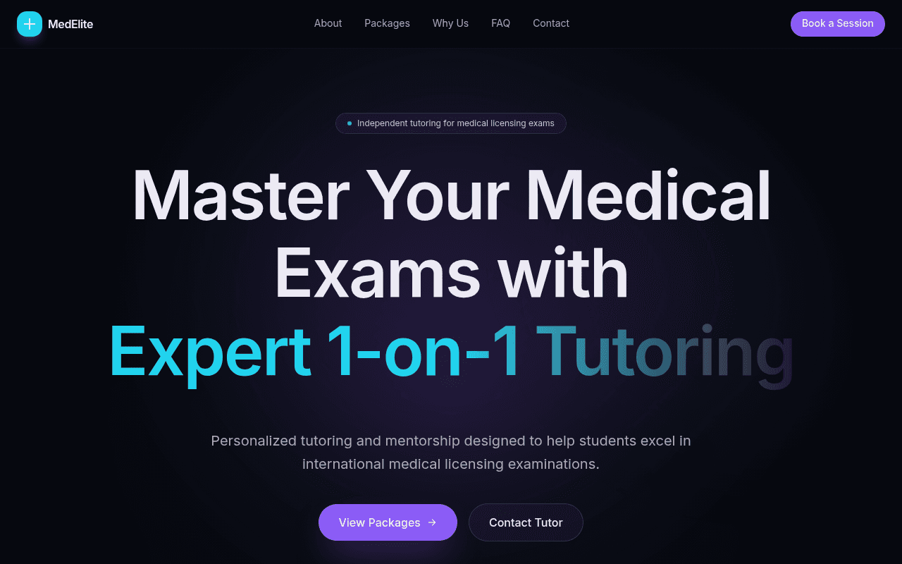 MedElite Tutoring