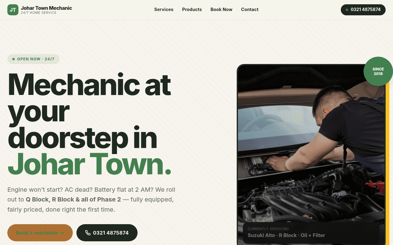 Car Mechanic Home Service