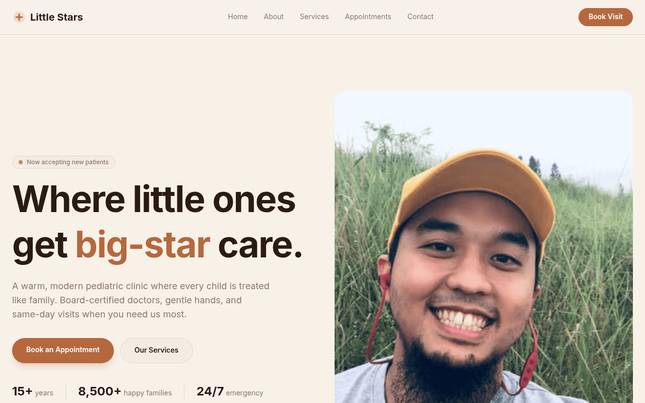 Website Structure Public Pages